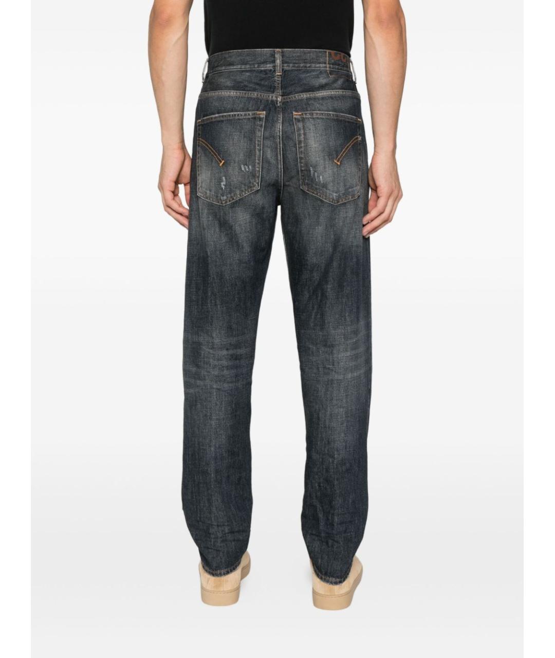DONDUP Синие хлопковые прямые джинсы, фото 3