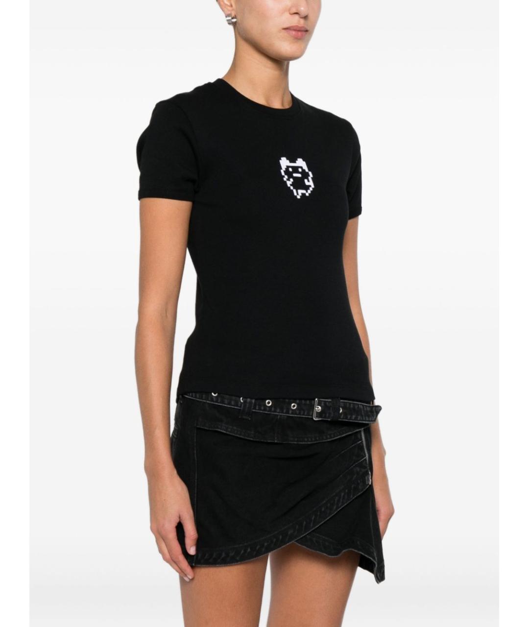 COPERNI Черная хлопковая футболка, фото 3
