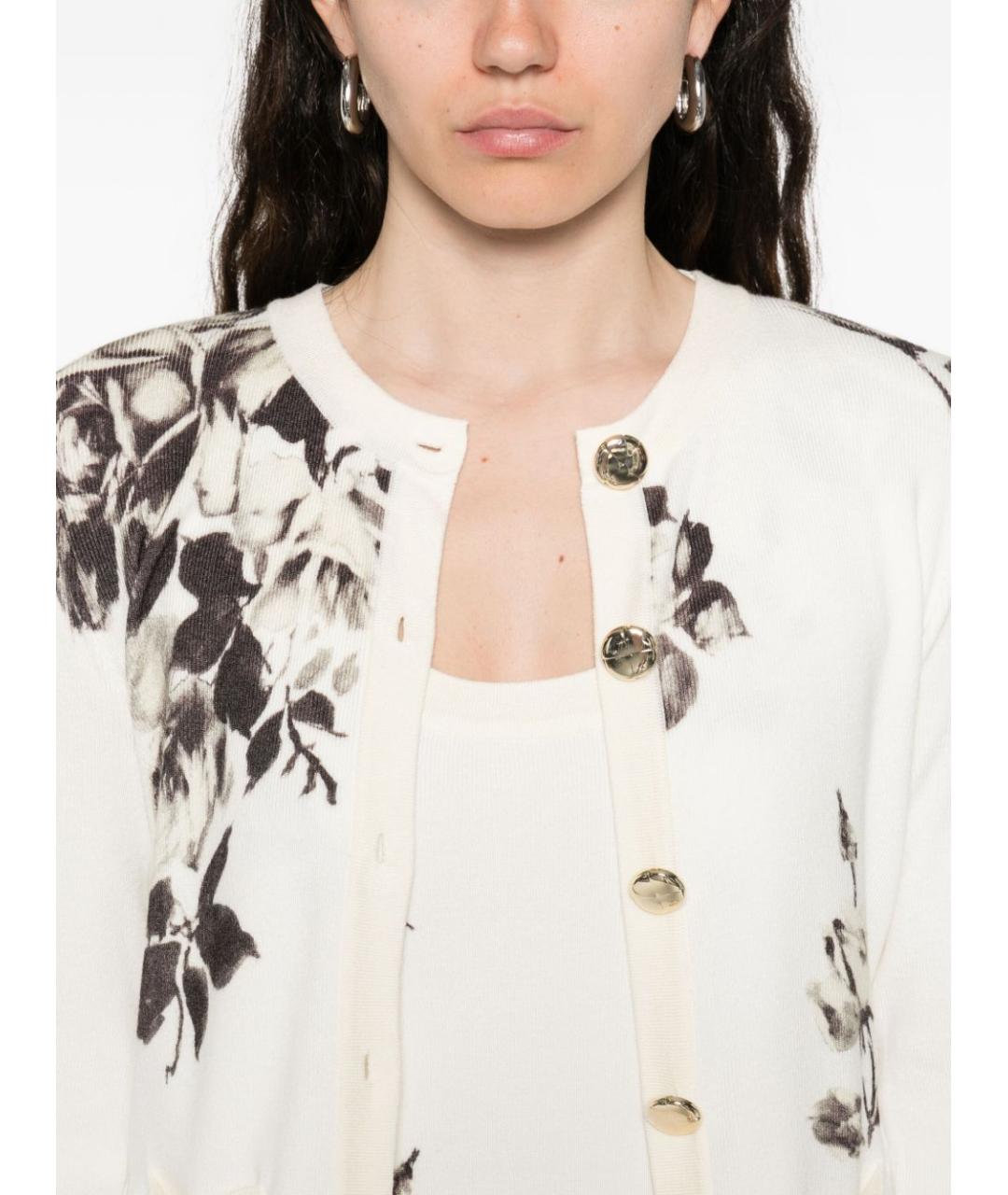 BLUGIRL Белый вискозный кардиган, фото 2