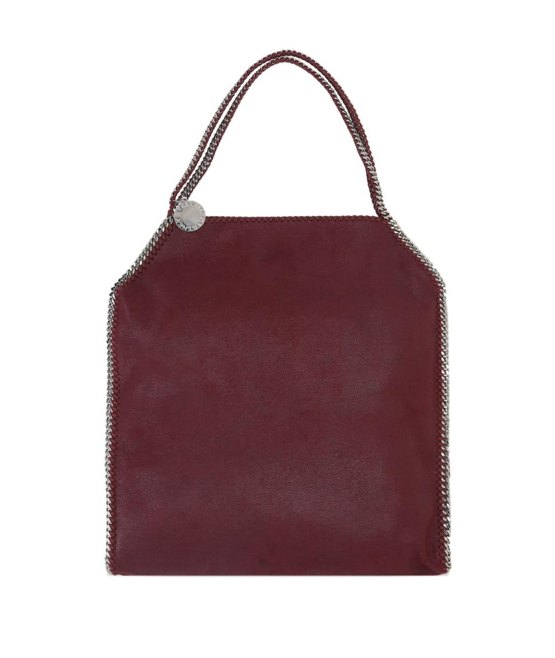 STELLA MCCARTNEY Фиолетовая сумка тоут из искусственной кожи, фото 1