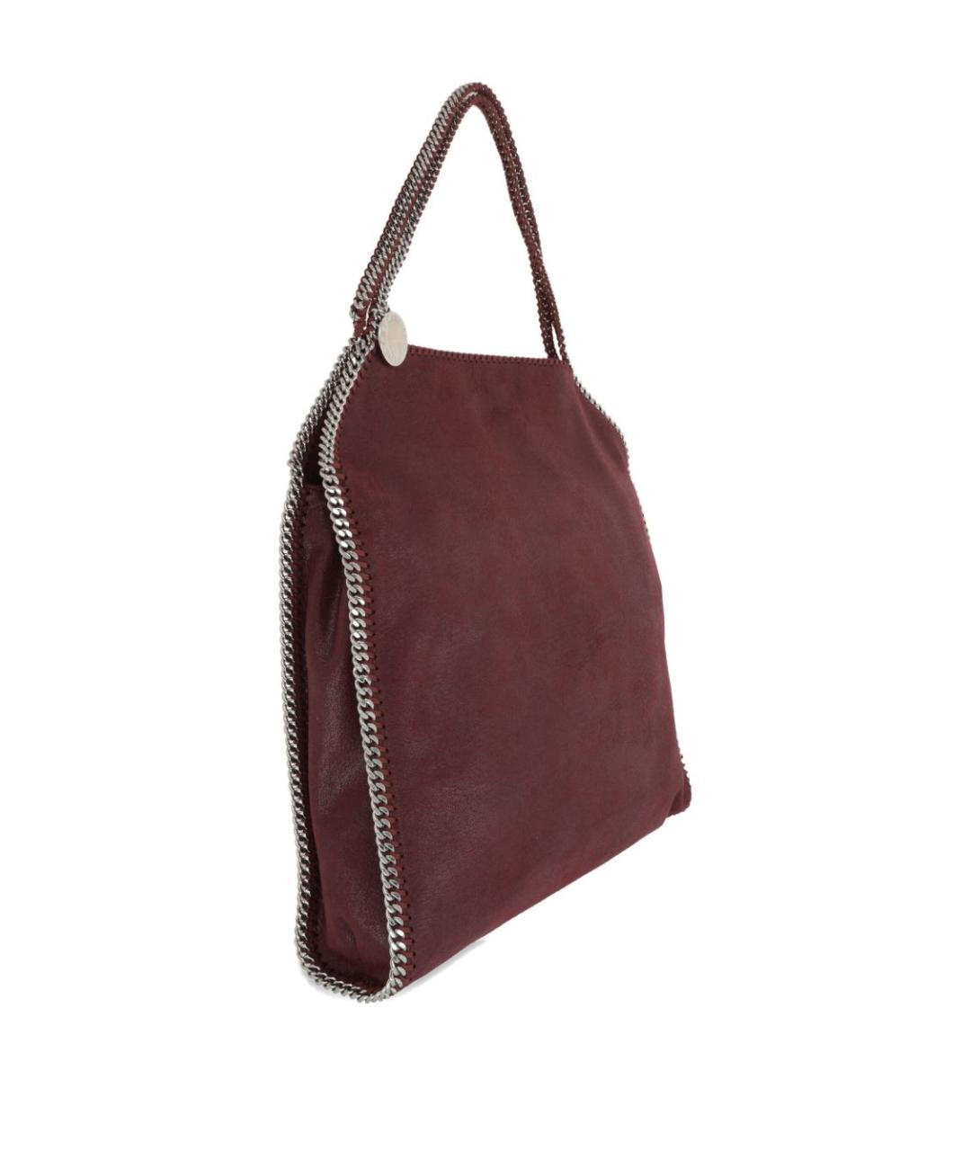 STELLA MCCARTNEY Фиолетовая сумка тоут из искусственной кожи, фото 4