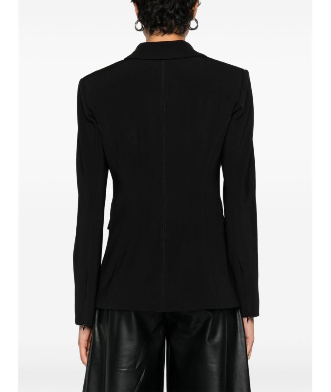 PINKO Черный вискозный жакет/пиджак, фото 5