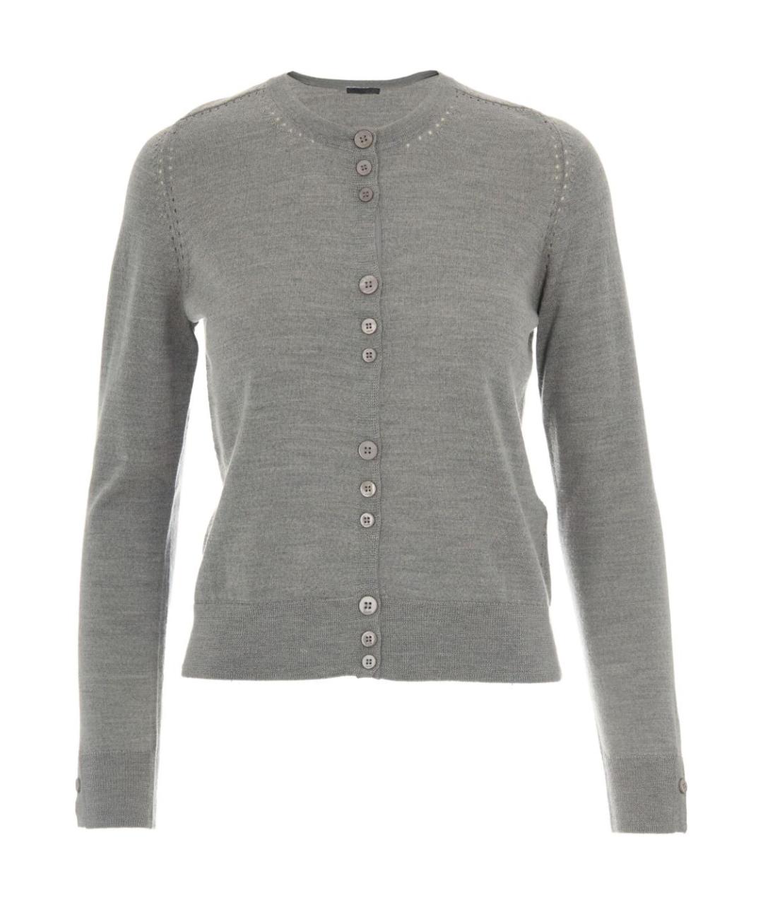 LIU JO Серый шерстяной джемпер / свитер, фото 1