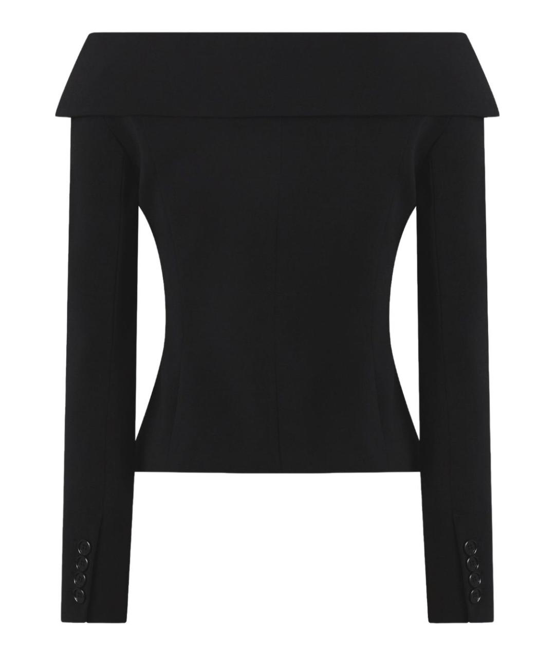 PINKO Черный полиэстеровый жакет/пиджак, фото 2