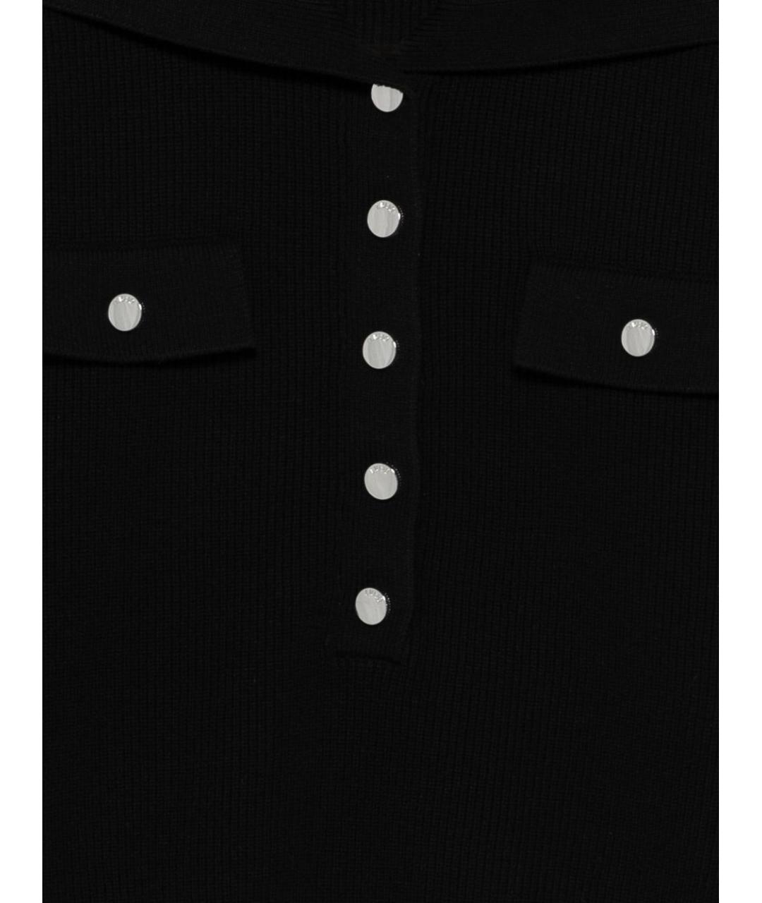 LIU JO Черный вискозный джемпер / свитер, фото 3