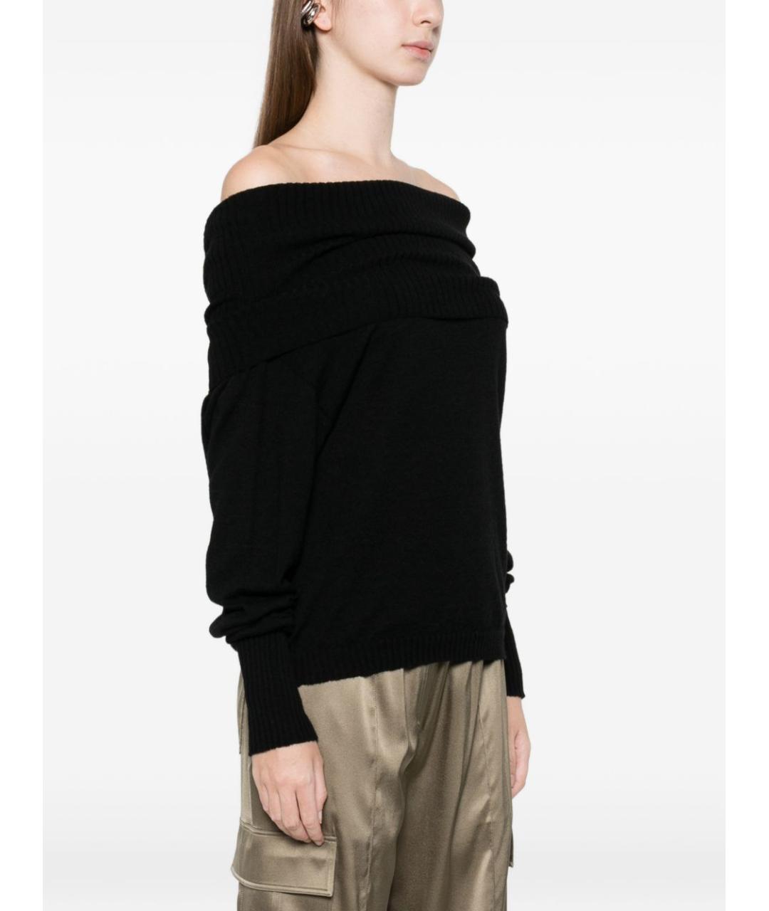 PINKO Черный полиамидовый джемпер / свитер, фото 5