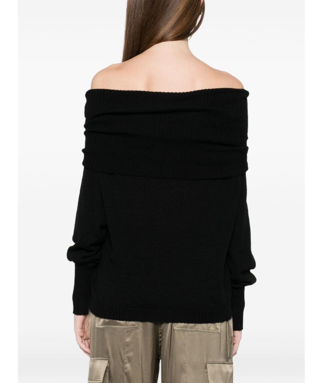 PINKO Черный полиамидовый джемпер / свитер, фото 3