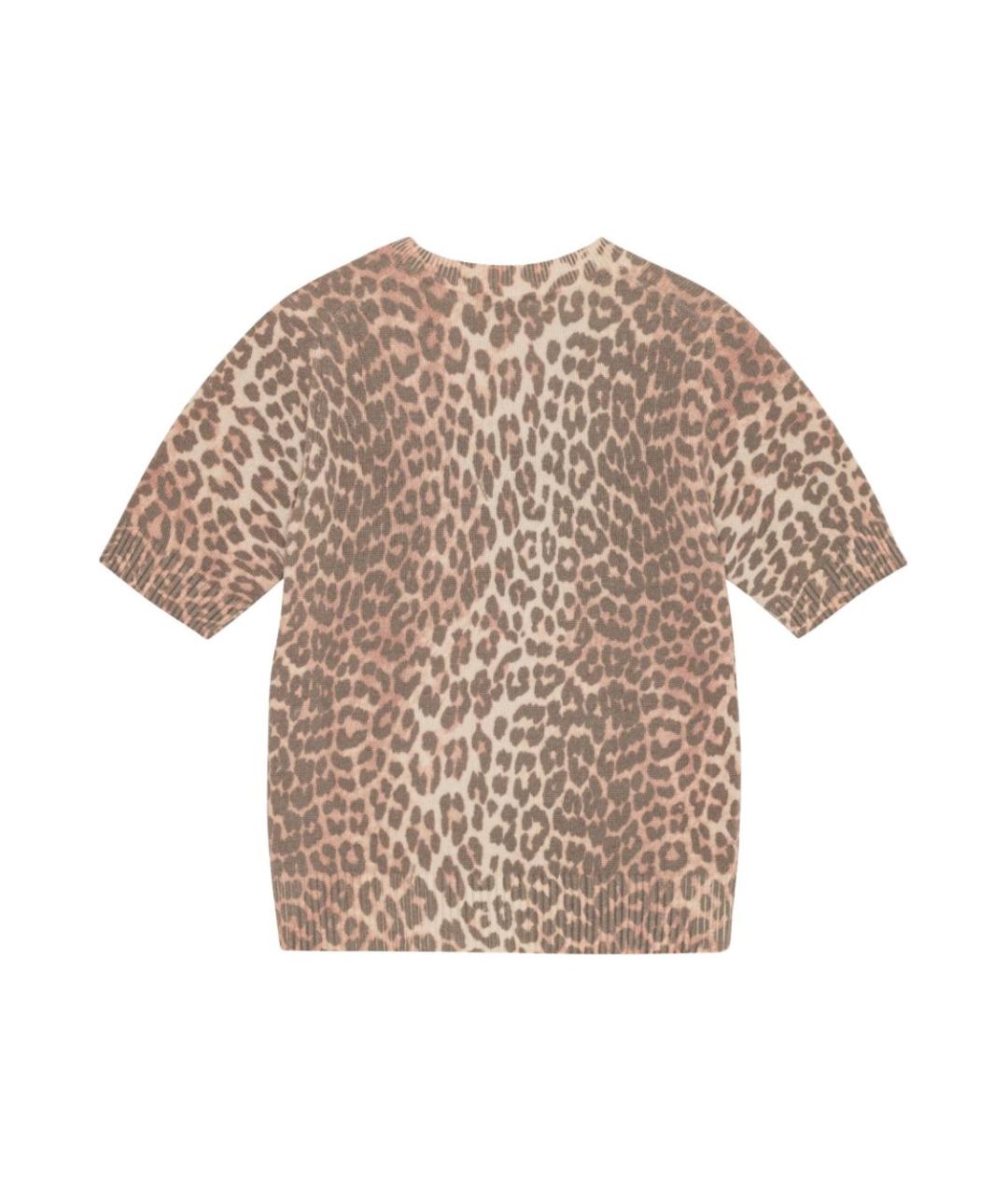 GANNI Мульти хлопковая футболка, фото 6