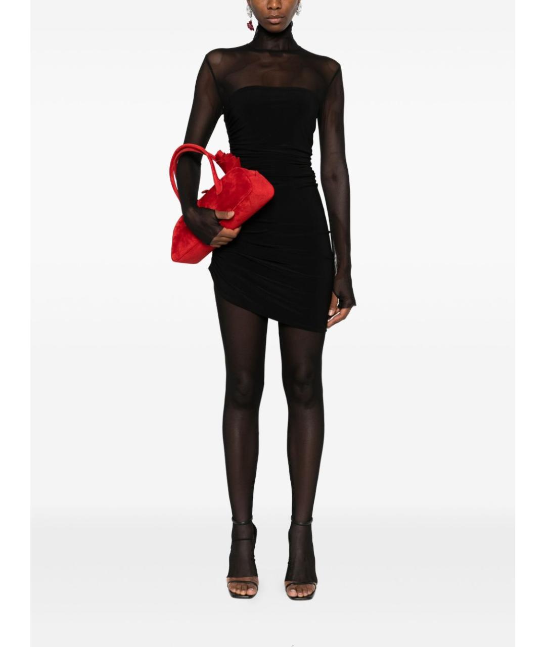 NORMA KAMALI Черный полиамидовый комбинезон, фото 5