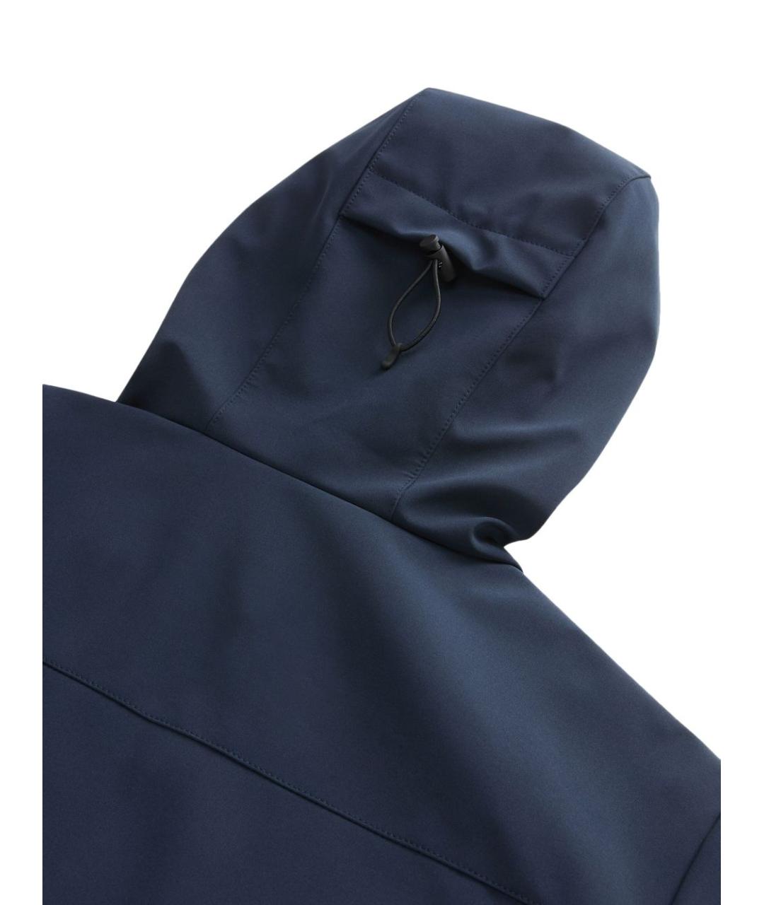 WOOLRICH Синяя полиэстеровая куртка, фото 7