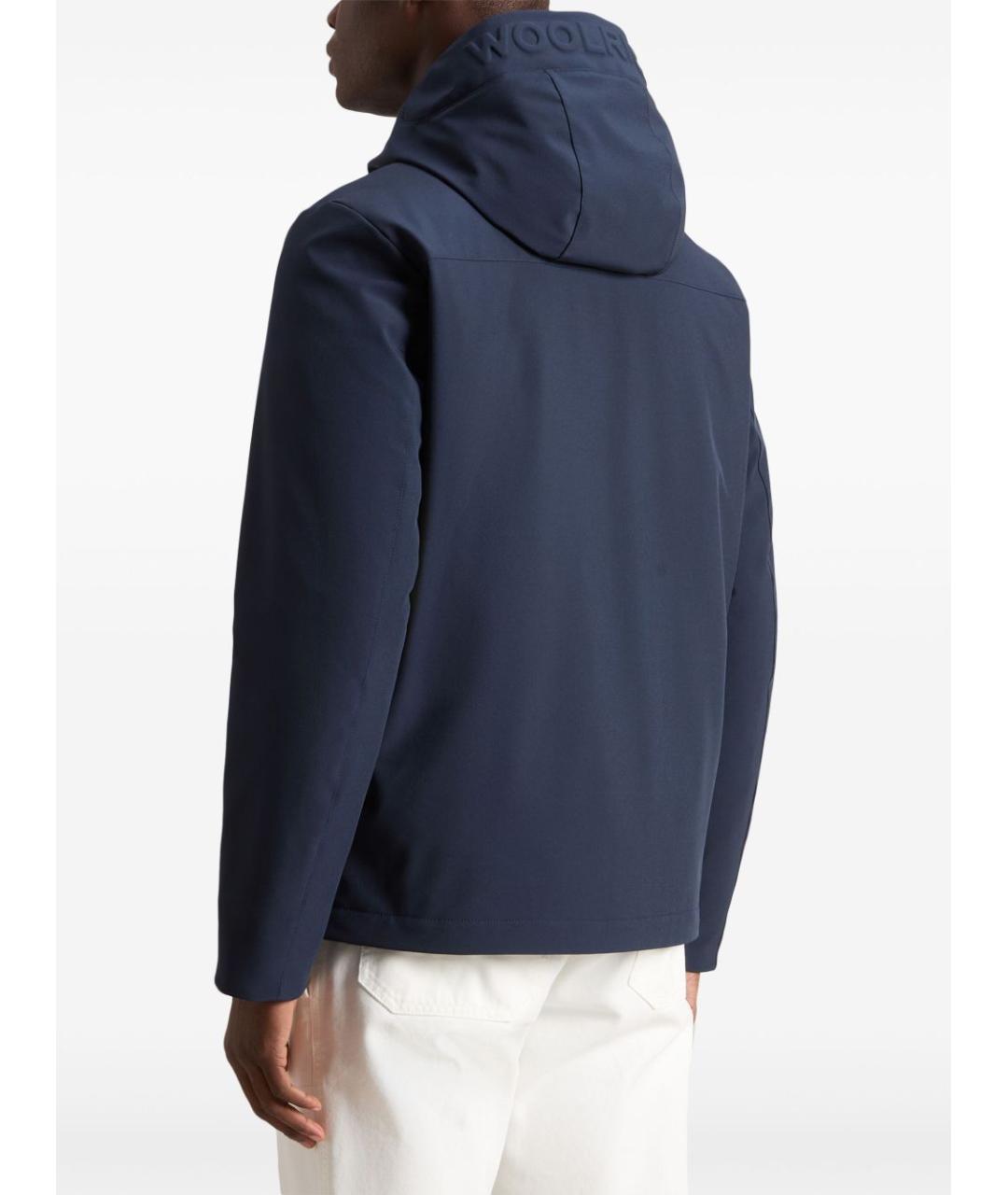 WOOLRICH Синяя полиэстеровая куртка, фото 6