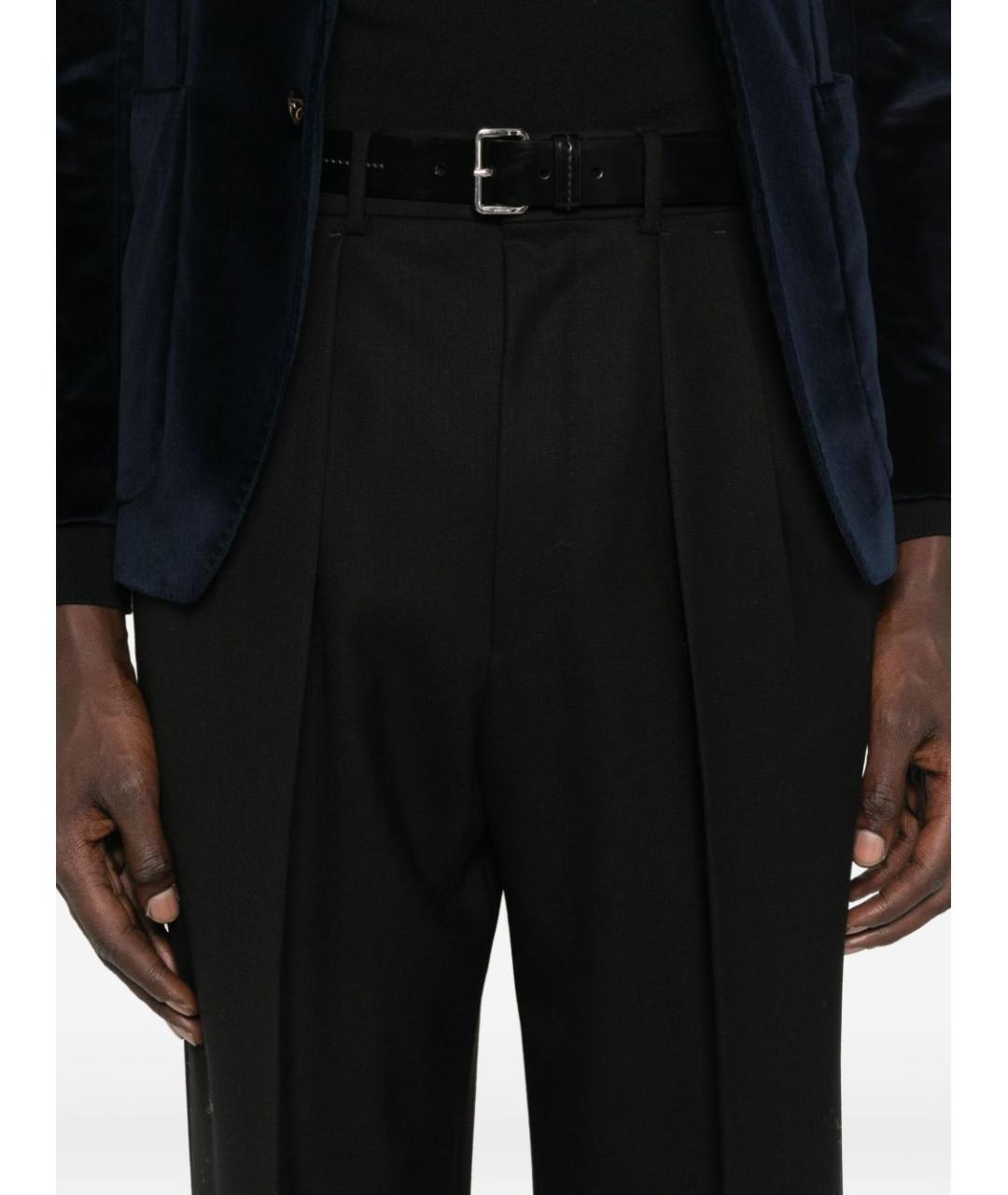 TOM FORD Черные шерстяные классические брюки, фото 5