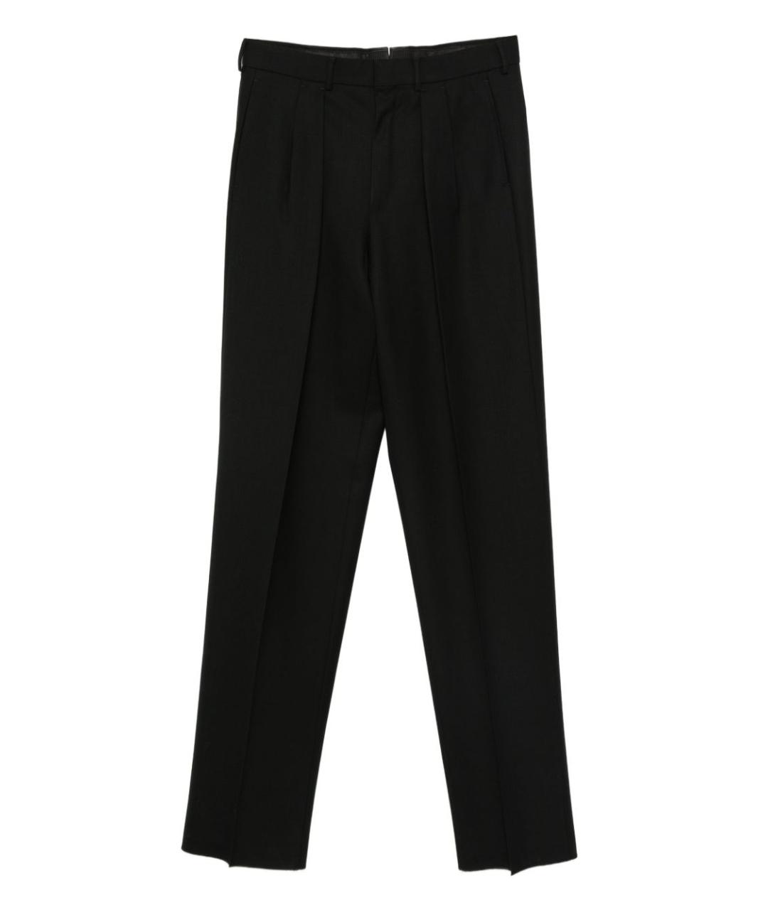 TOM FORD Черные шерстяные классические брюки, фото 1