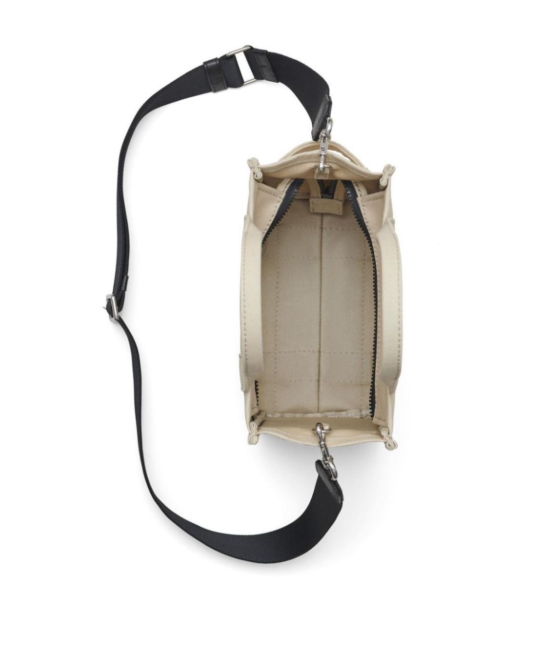 MARC JACOBS Бежевая хлопковая сумка тоут, фото 3