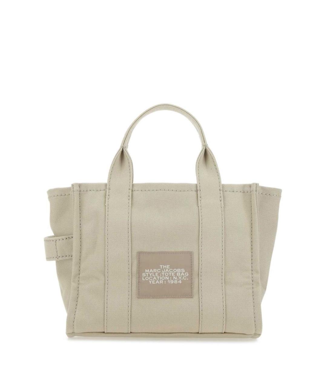 MARC JACOBS Бежевая хлопковая сумка тоут, фото 7