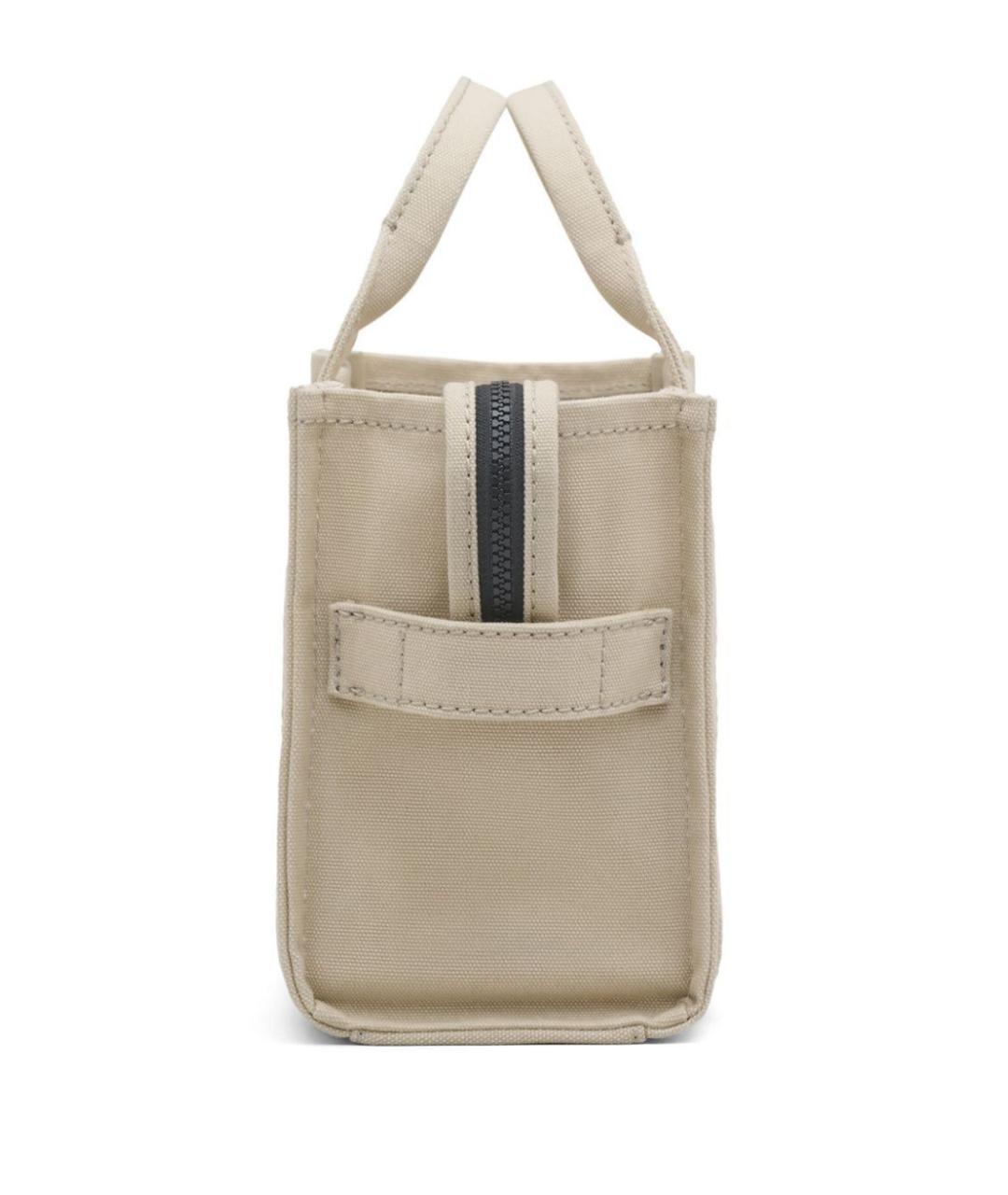 MARC JACOBS Бежевая хлопковая сумка тоут, фото 5