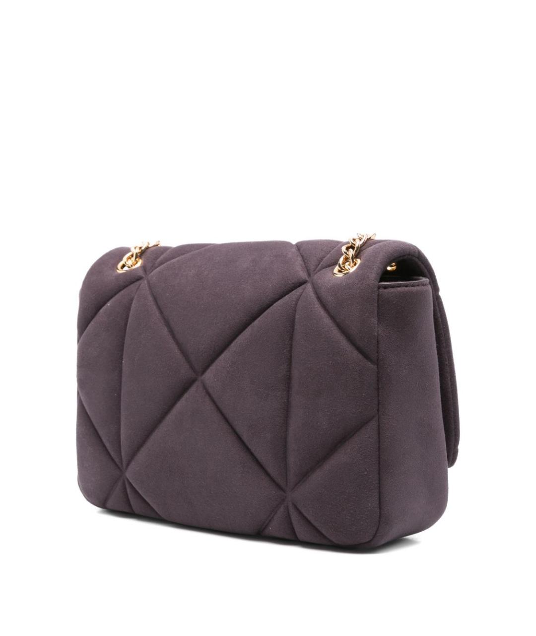 LOVE MOSCHINO Фиолетовая синтетическая сумка через плечо, фото 2