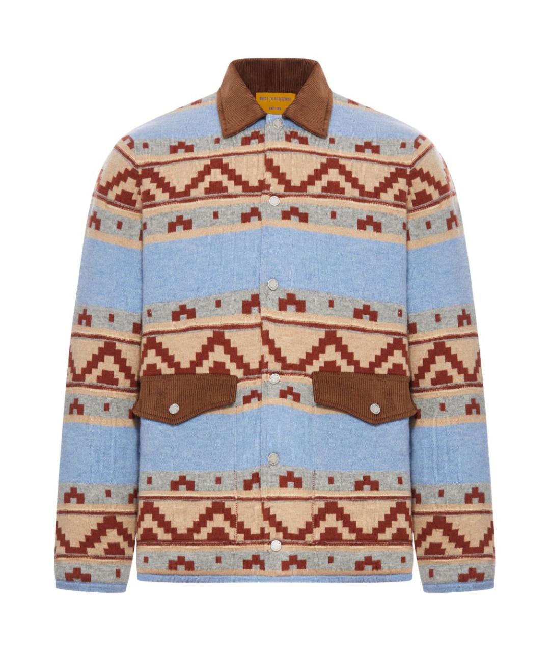 GUEST IN RESIDENCE Голубая шерстяная куртка, фото 1