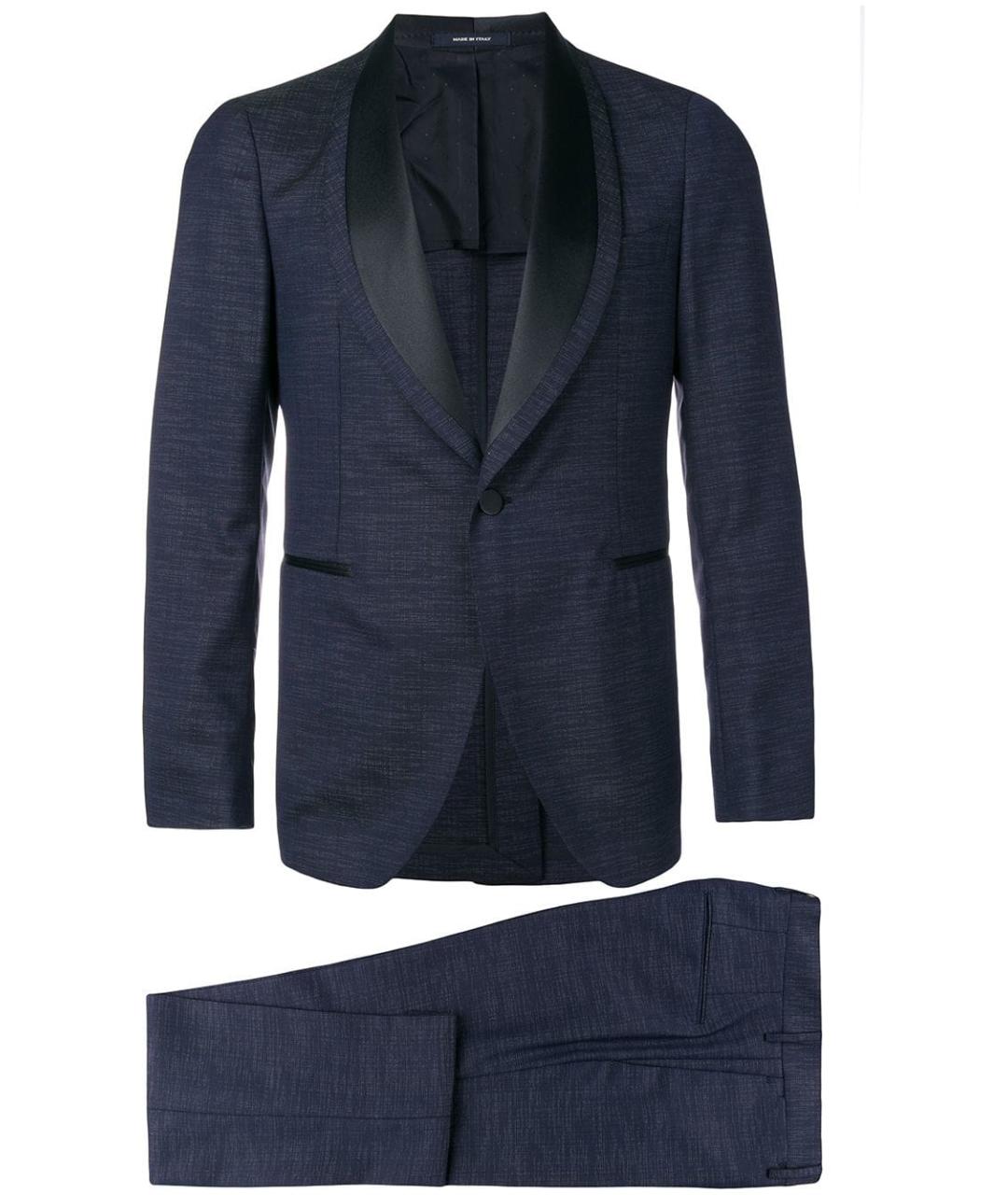 TAGLIATORE Темно-синий вечерний костюм, фото 1