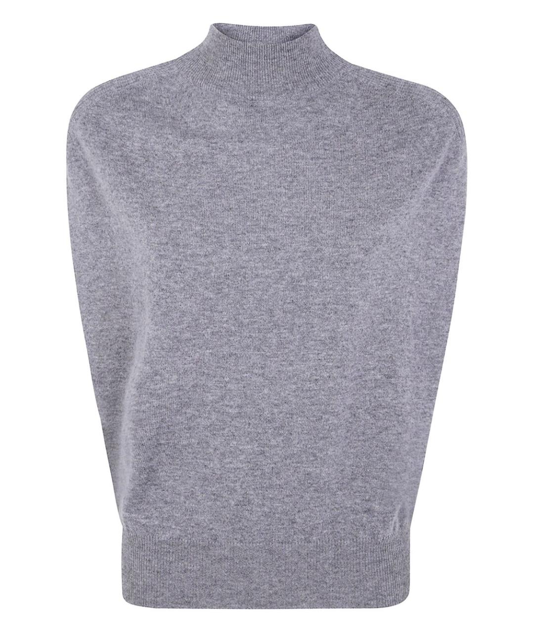 SEMICOUTURE Серый шерстяной джемпер / свитер, фото 1