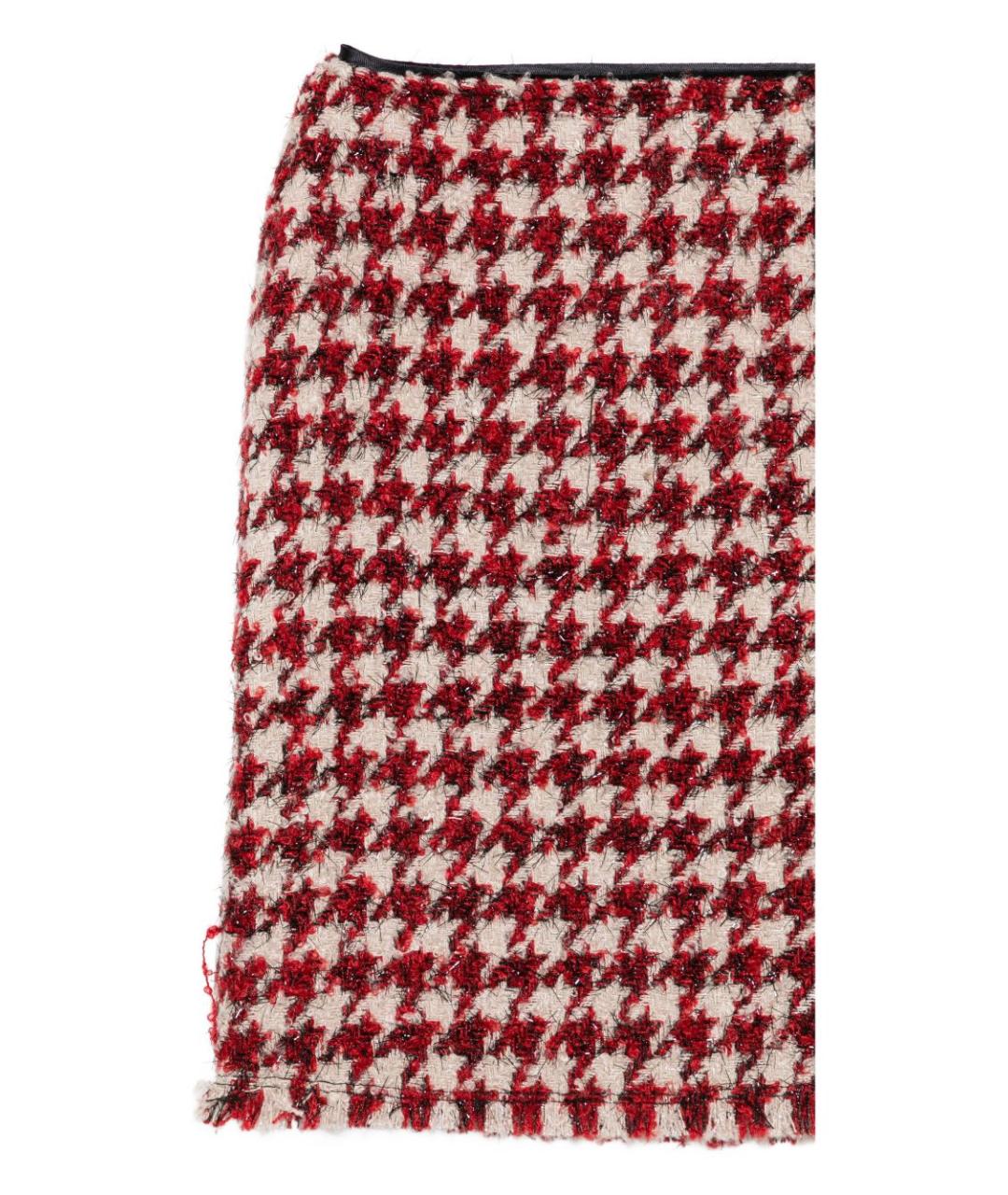 LIU JO Красная полиэстеровая юбка мини, фото 2