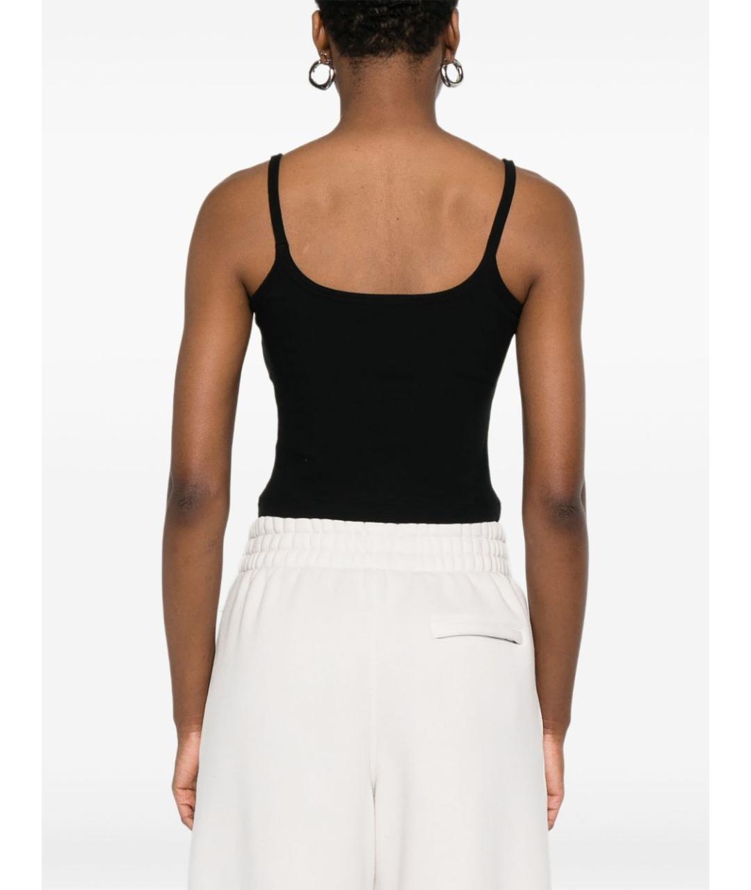 VERSACE Черная хлопковая майка, фото 5