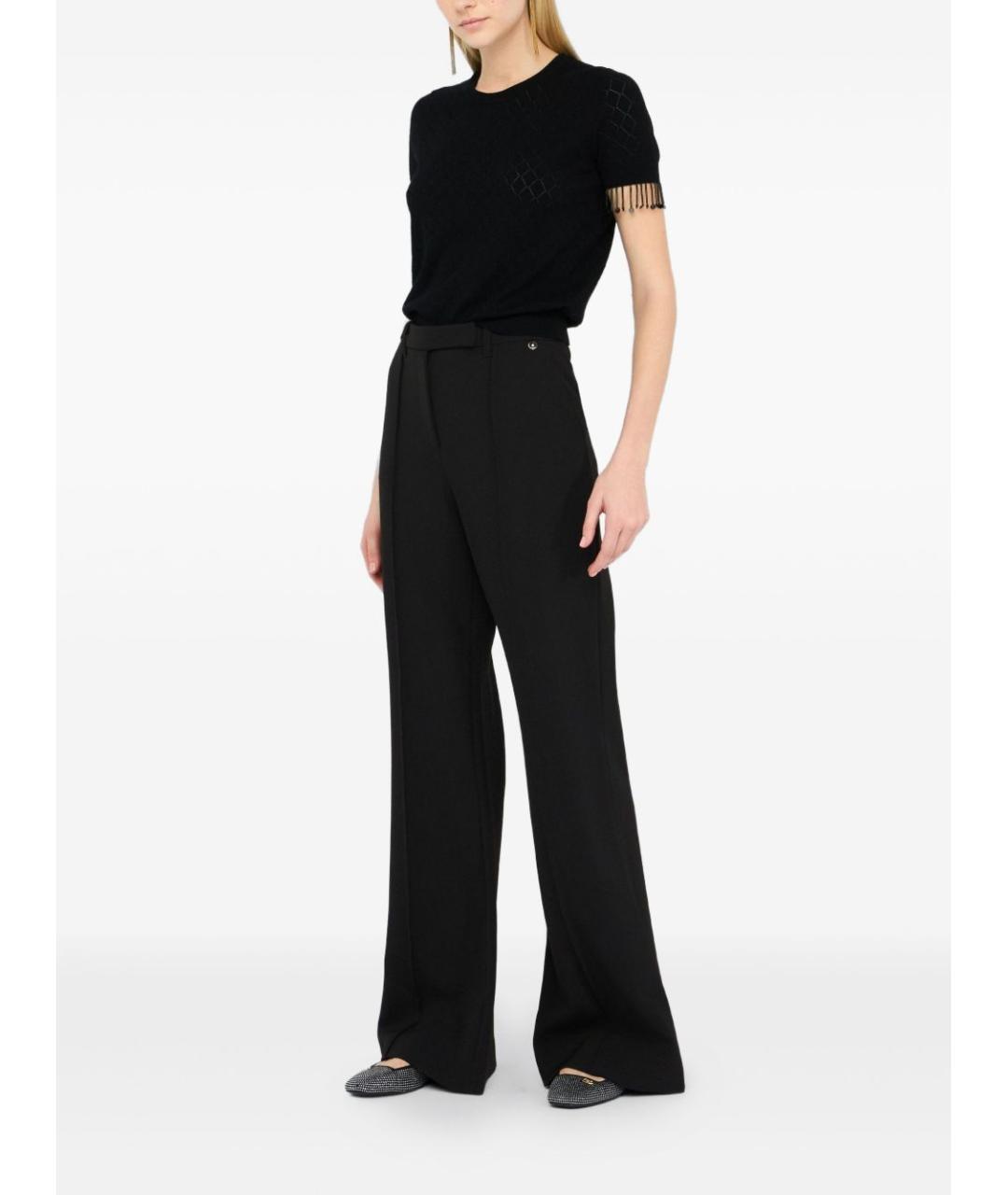 LIU JO Черный вискозный джемпер / свитер, фото 4