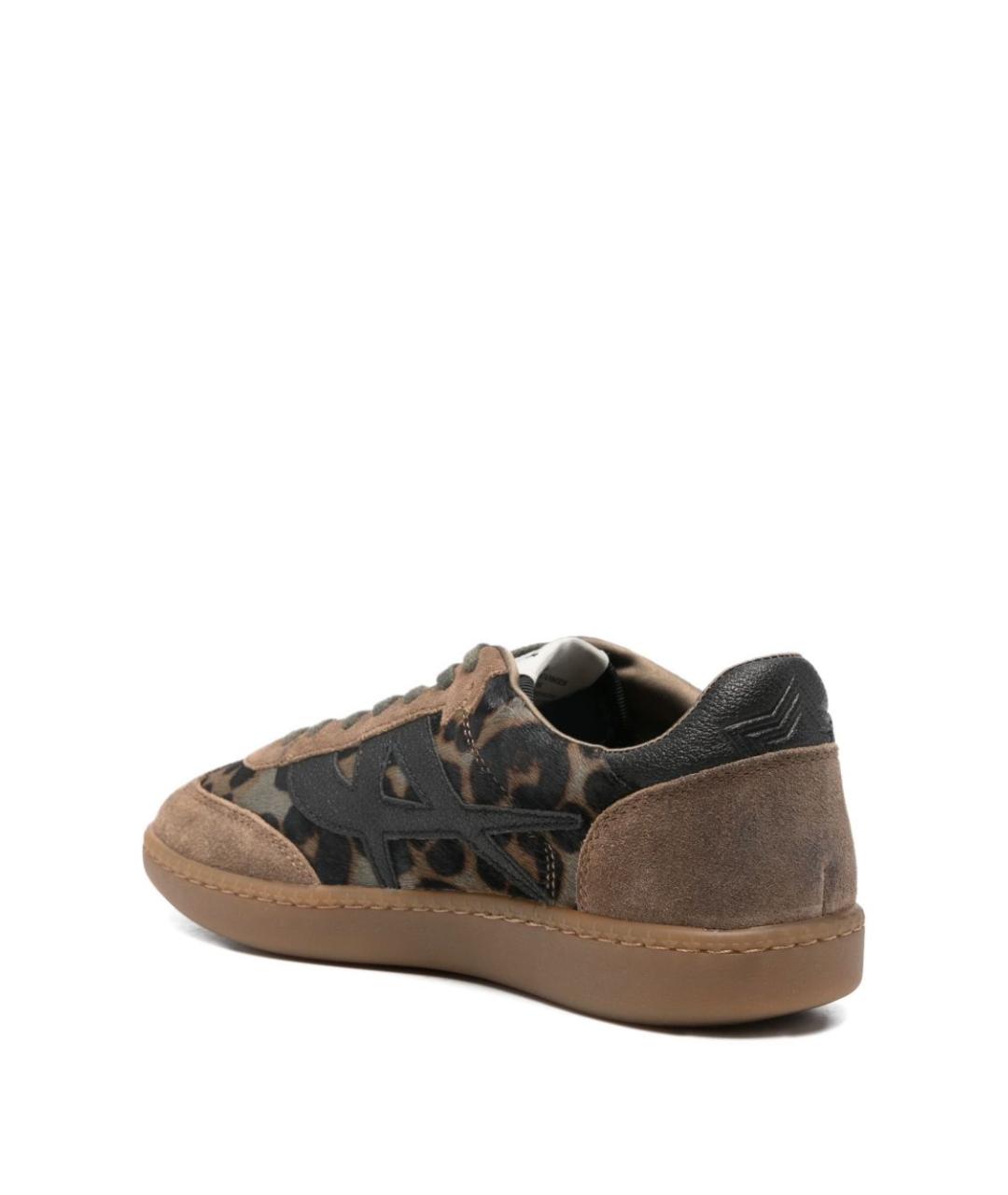 ASH Коричневые кожаные кеды, фото 4