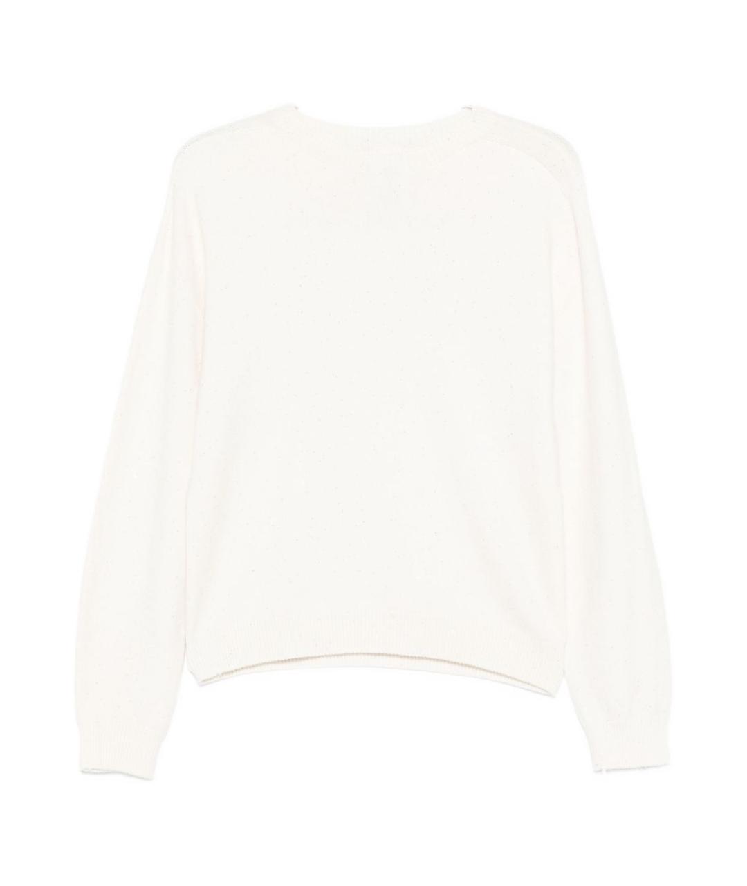 LIU JO Белый вискозный джемпер / свитер, фото 1