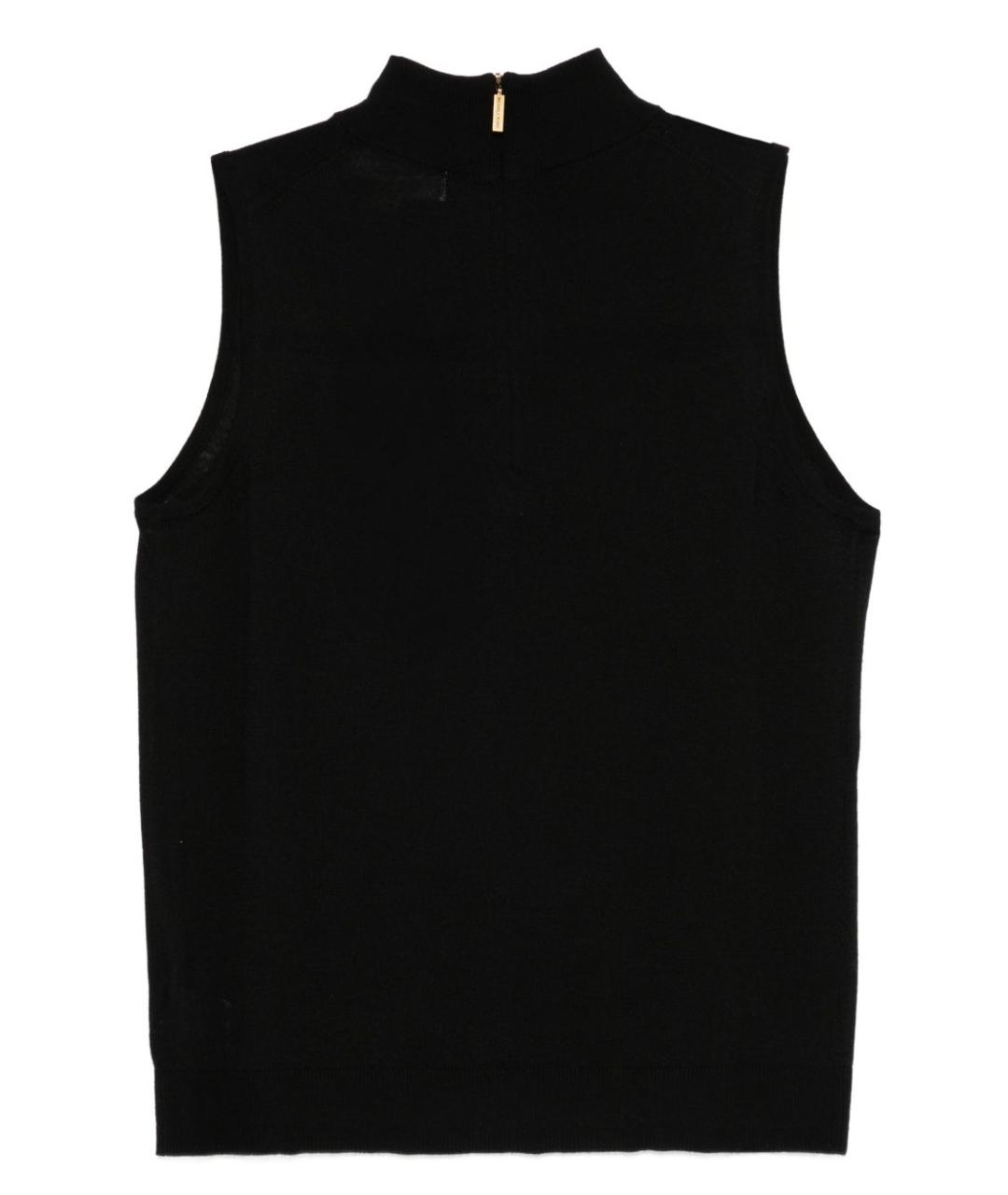 MICHAEL KORS Черная шерстяная жилетка, фото 2