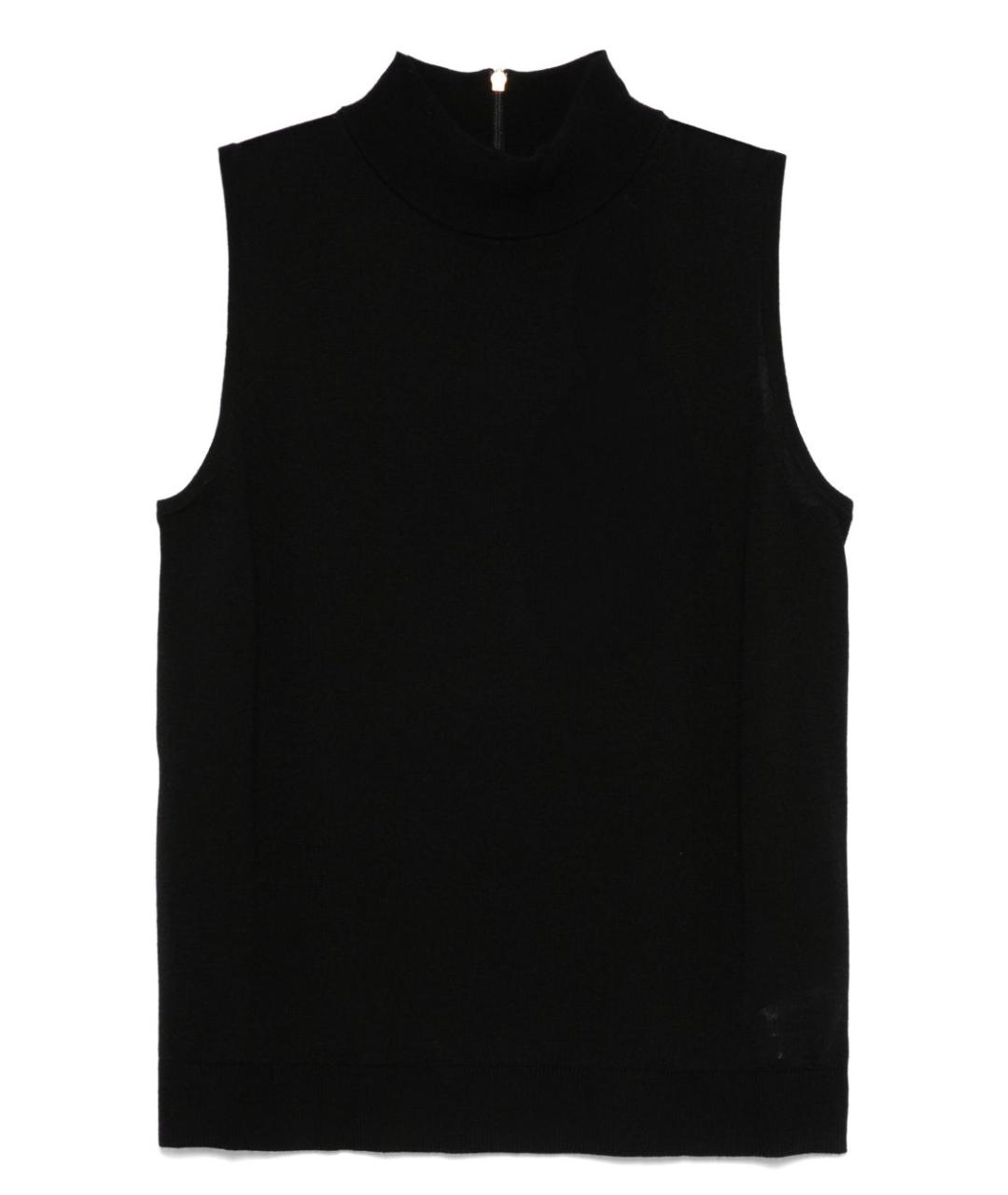 MICHAEL KORS Черная шерстяная жилетка, фото 1