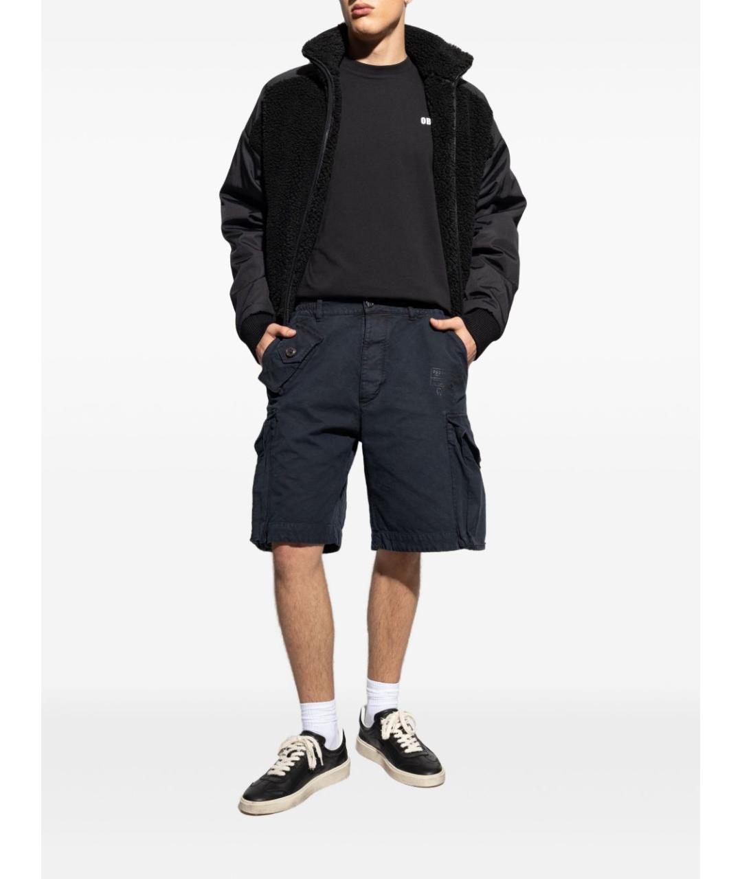 DSQUARED2 Черная хлопковая футболка, фото 5