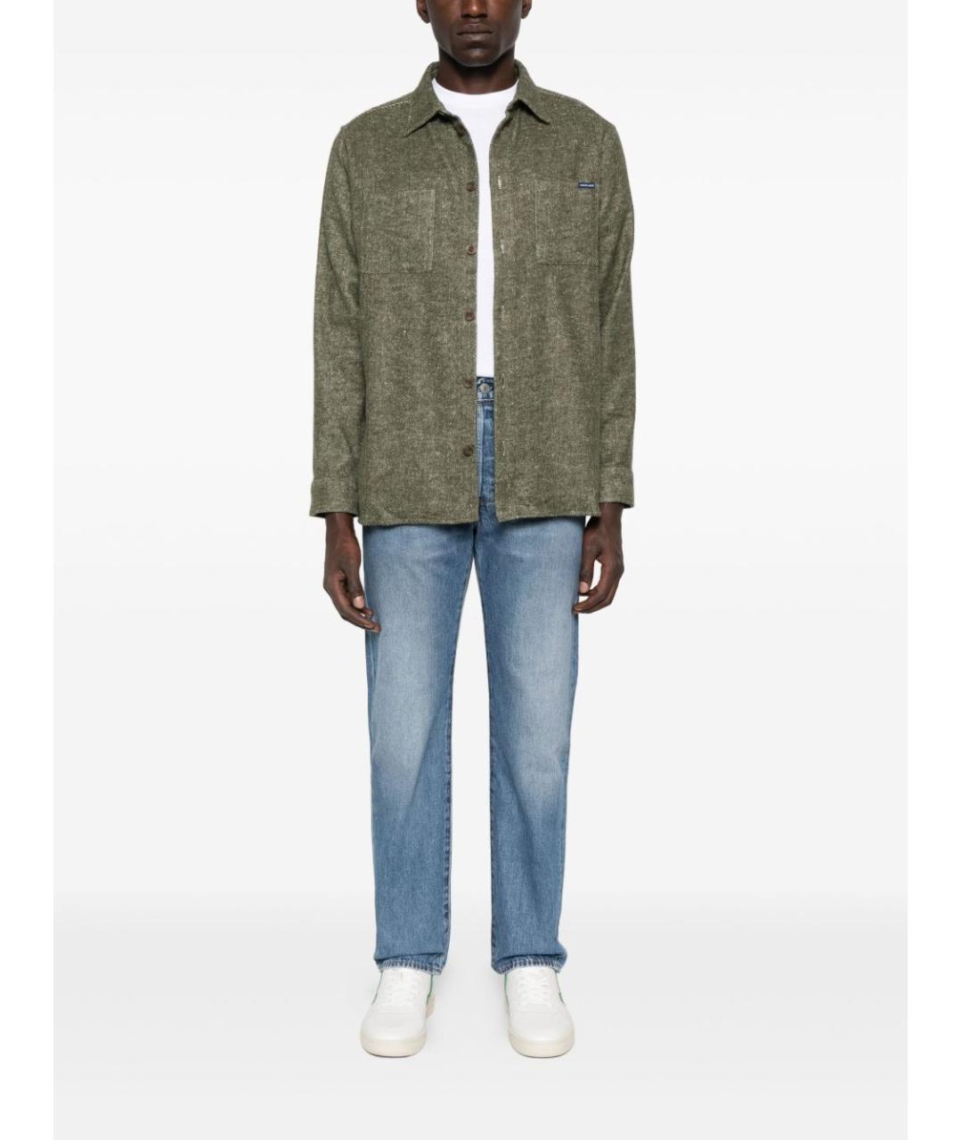 LEVI'S Синие хлопковые прямые джинсы, фото 4