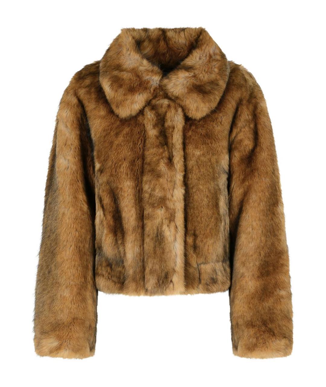 STAND STUDIO Коричневая полиэстеровая куртка, фото 1