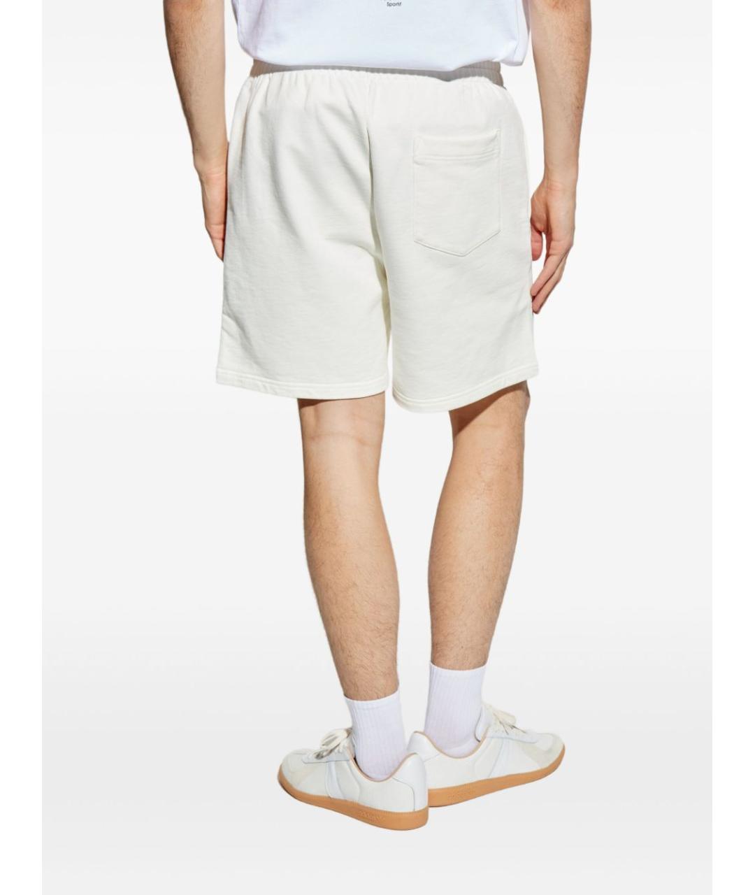 CASABLANCA Белые хлопковые шорты, фото 3