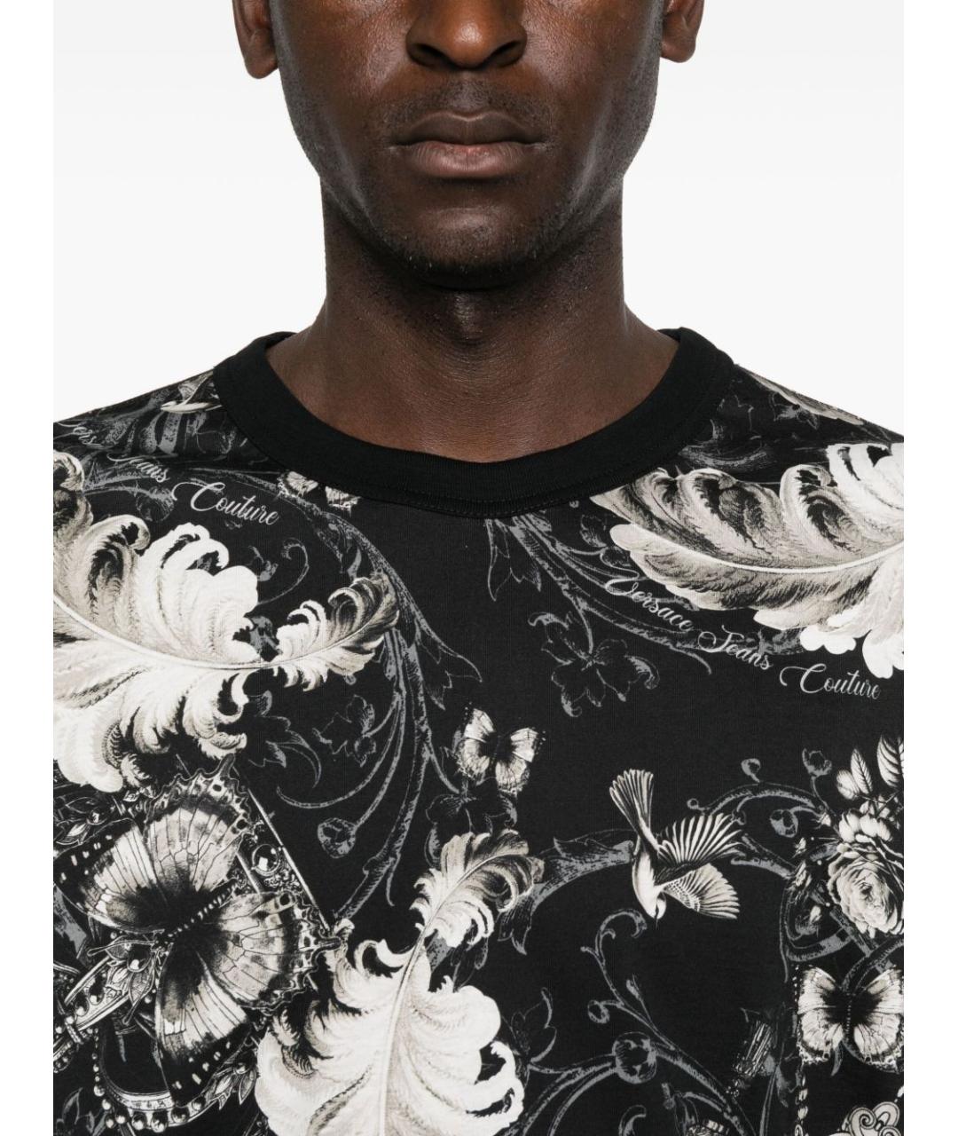 VERSACE JEANS COUTURE Мульти хлопковая футболка, фото 2