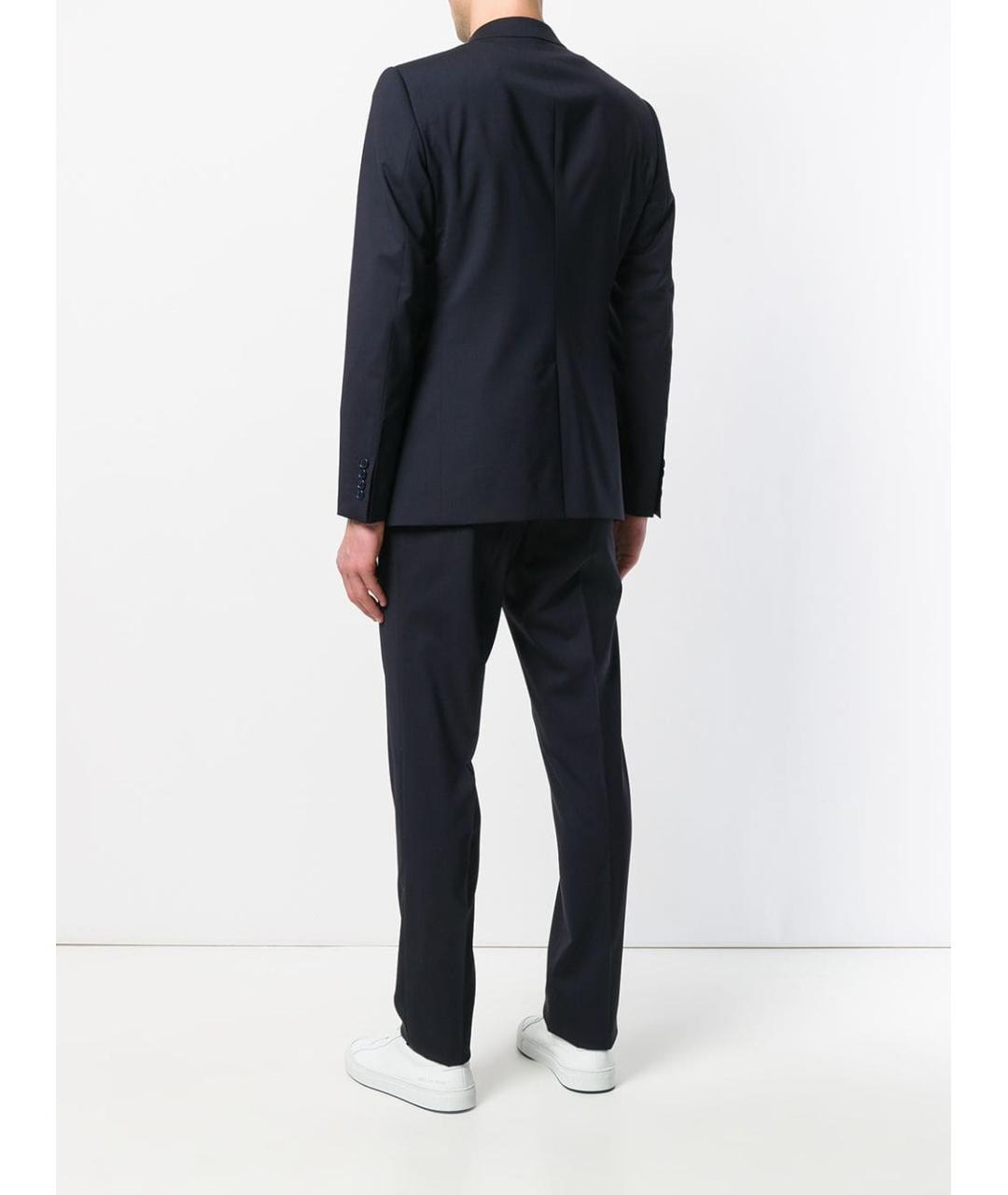 DOLCE&GABBANA Темно-синий классический костюм, фото 4