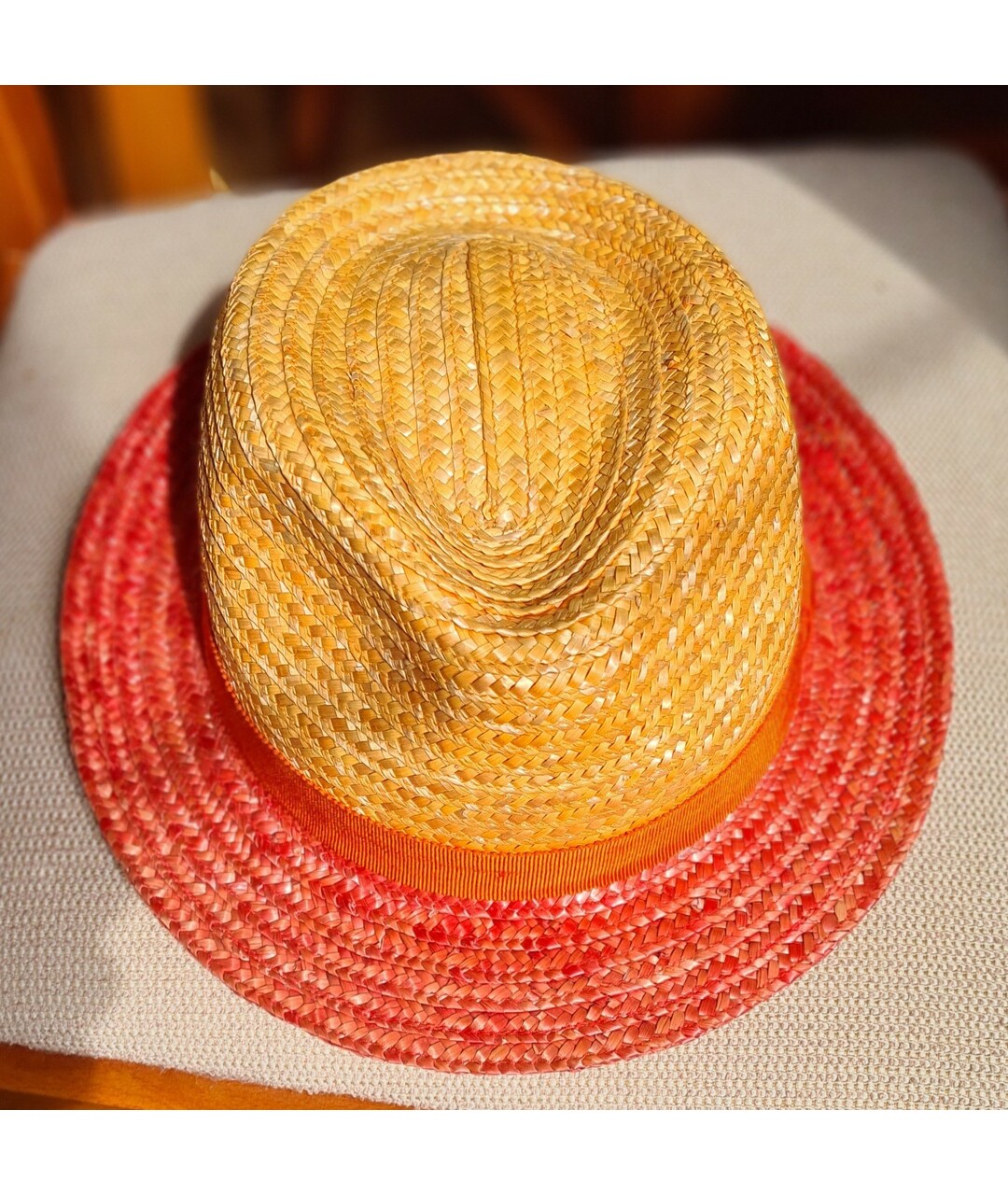 ETRO Коралловая соломенная шляпа, фото 7