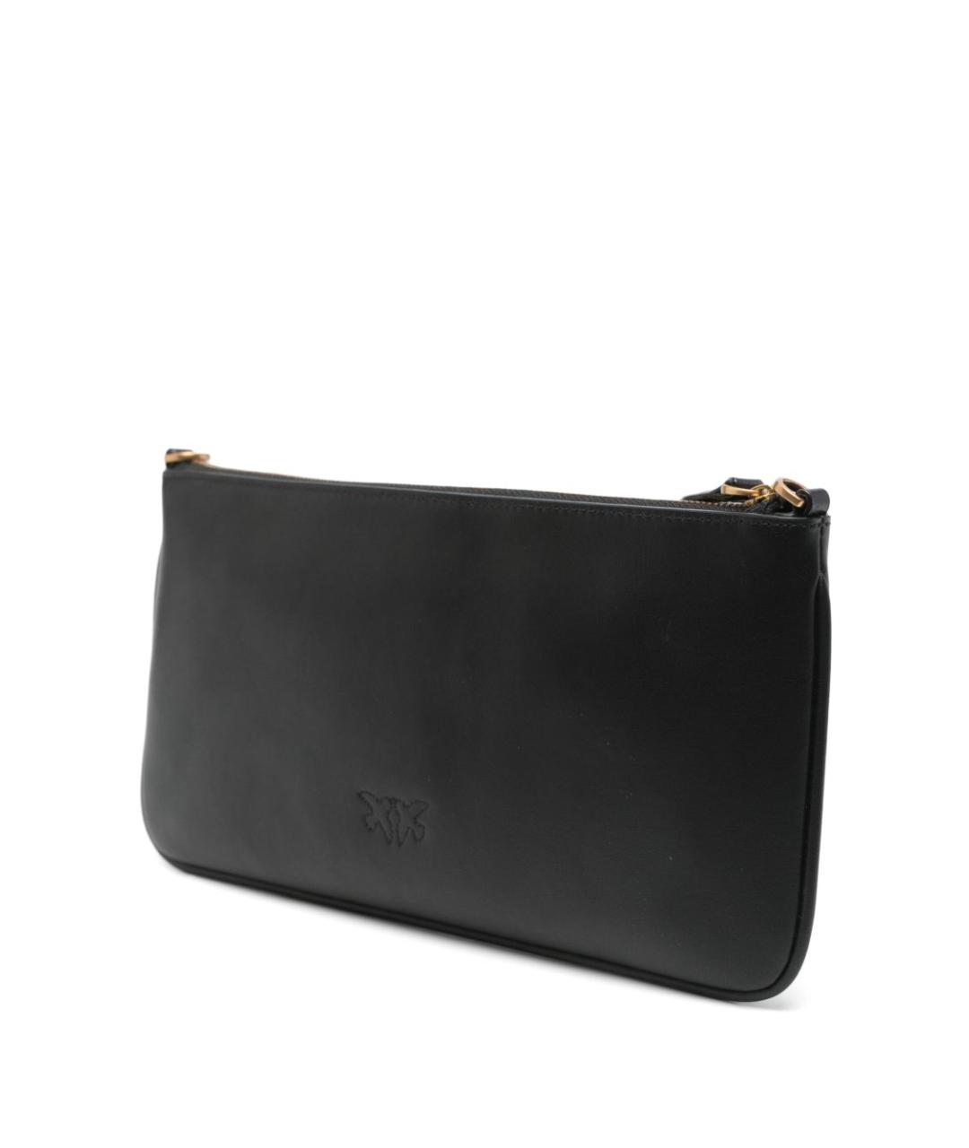 PINKO Черная кожаная сумка через плечо, фото 2