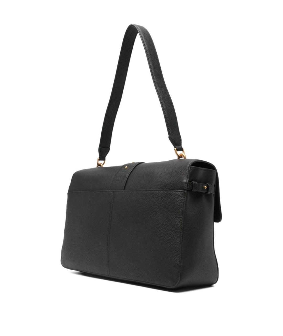 PINKO Черная кожаная сумка через плечо, фото 3