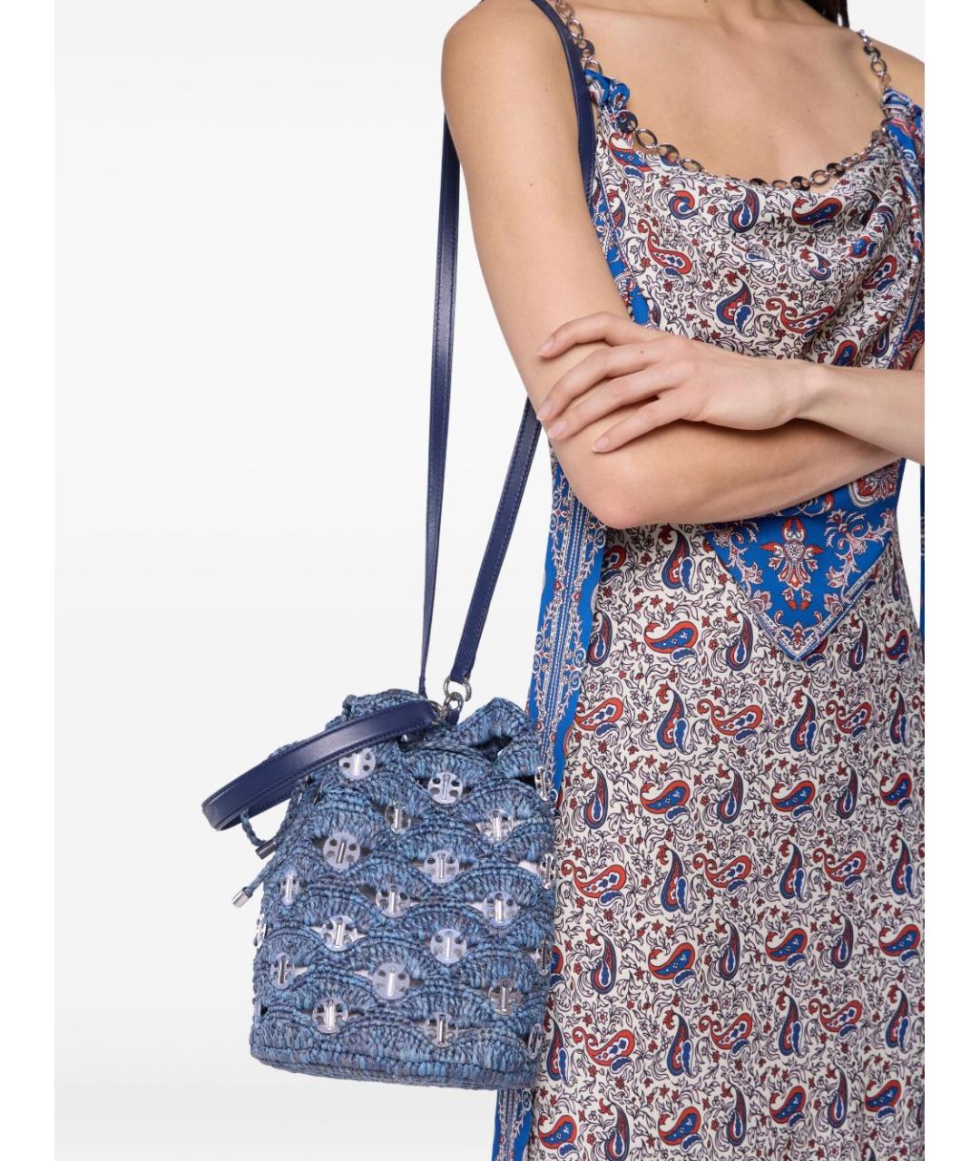 PACO RABANNE Синяя сумка через плечо, фото 3