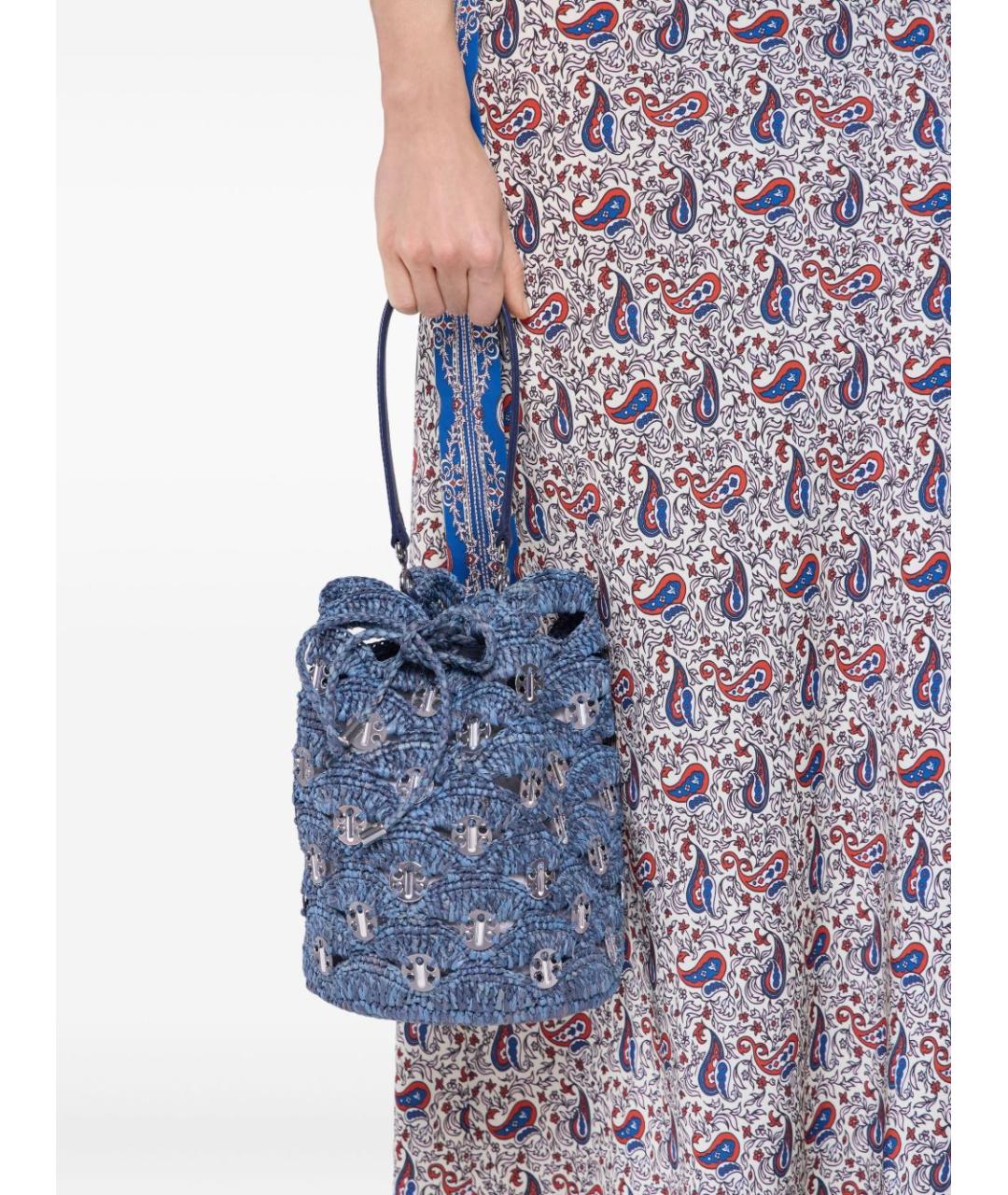 PACO RABANNE Синяя сумка через плечо, фото 2