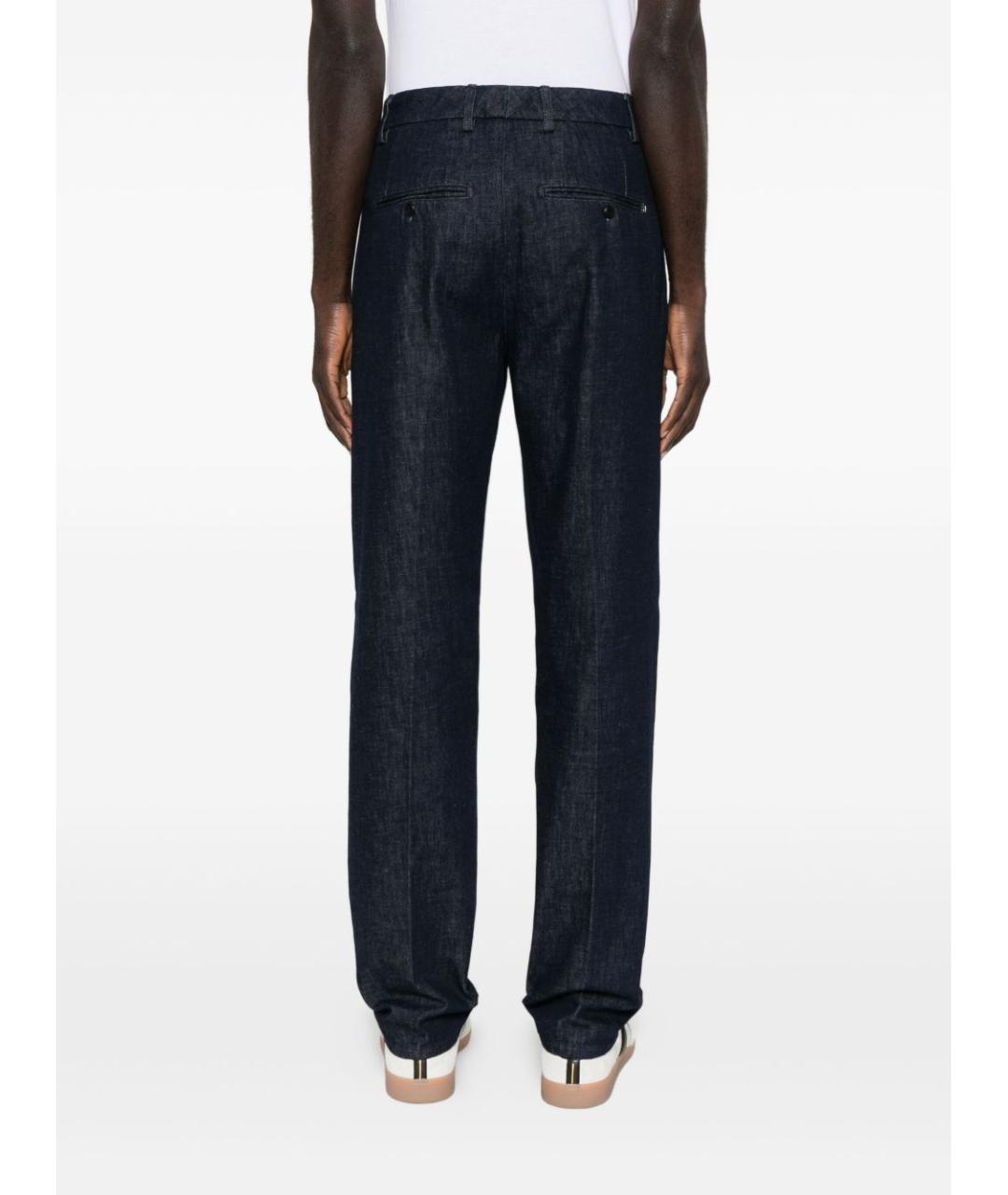 DONDUP Синие хлопковые повседневные брюки, фото 3