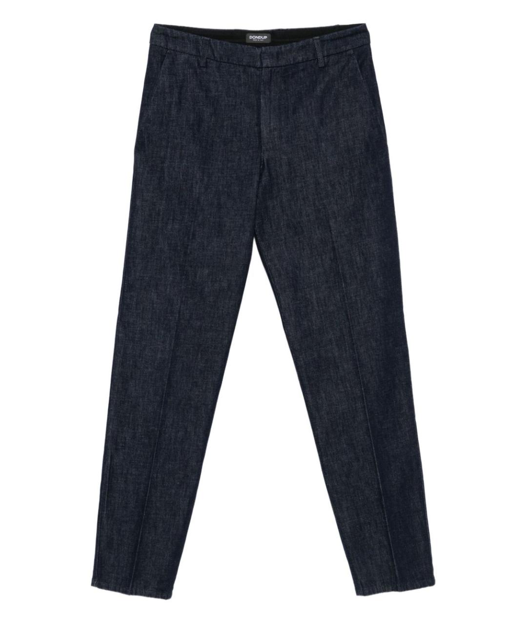 DONDUP Синие хлопковые повседневные брюки, фото 1