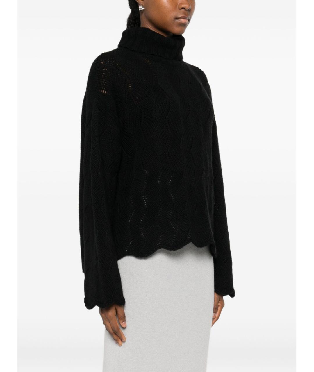 TWIN-SET Черный шерстяной джемпер / свитер, фото 4