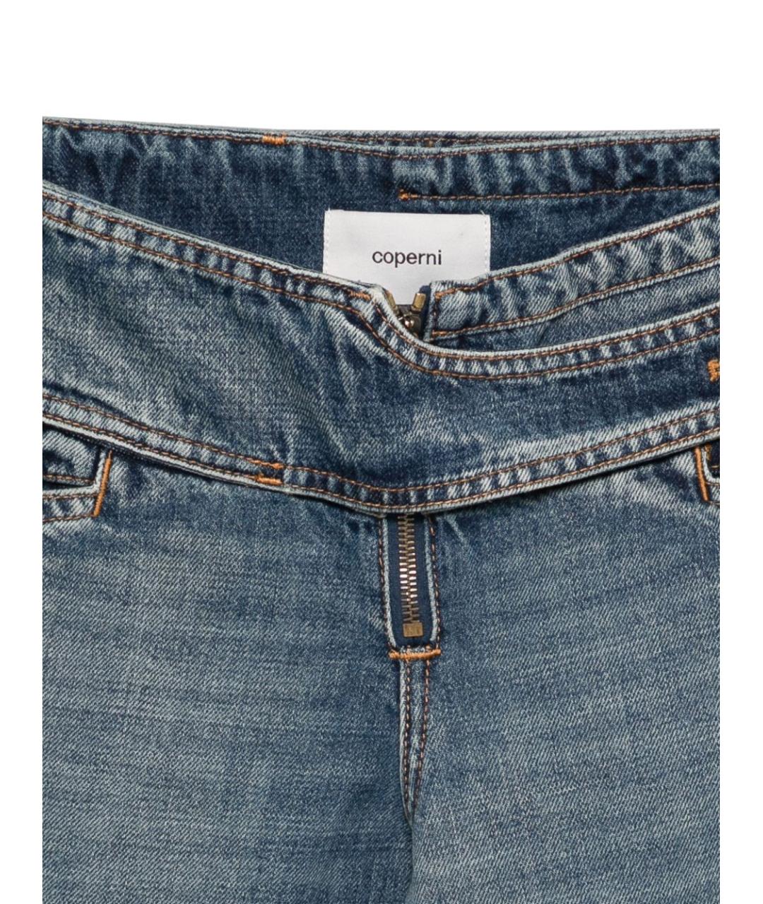 COPERNI Синие хлопковые джинсы клеш, фото 2