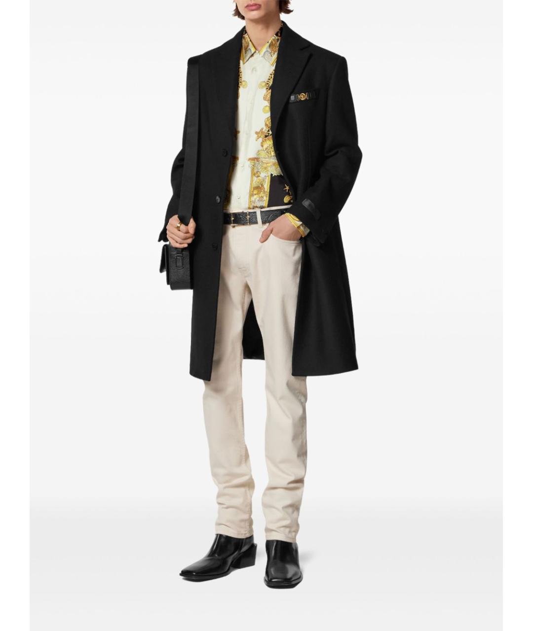 VERSACE Мульти шелковая кэжуал рубашка, фото 5