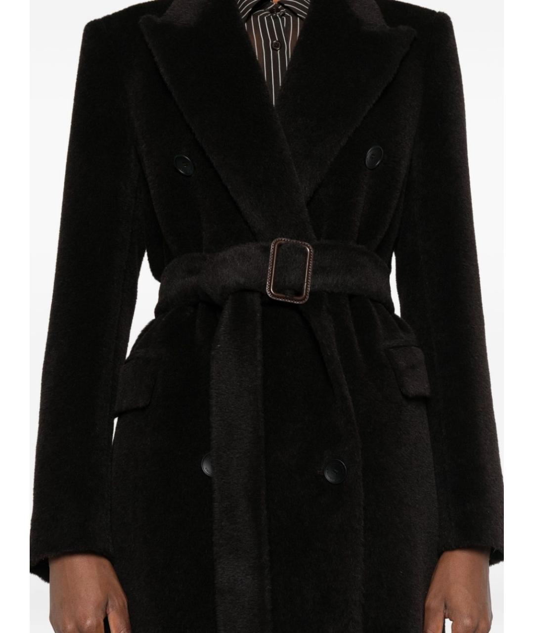 TAGLIATORE Коричневое шерстяное пальто, фото 3