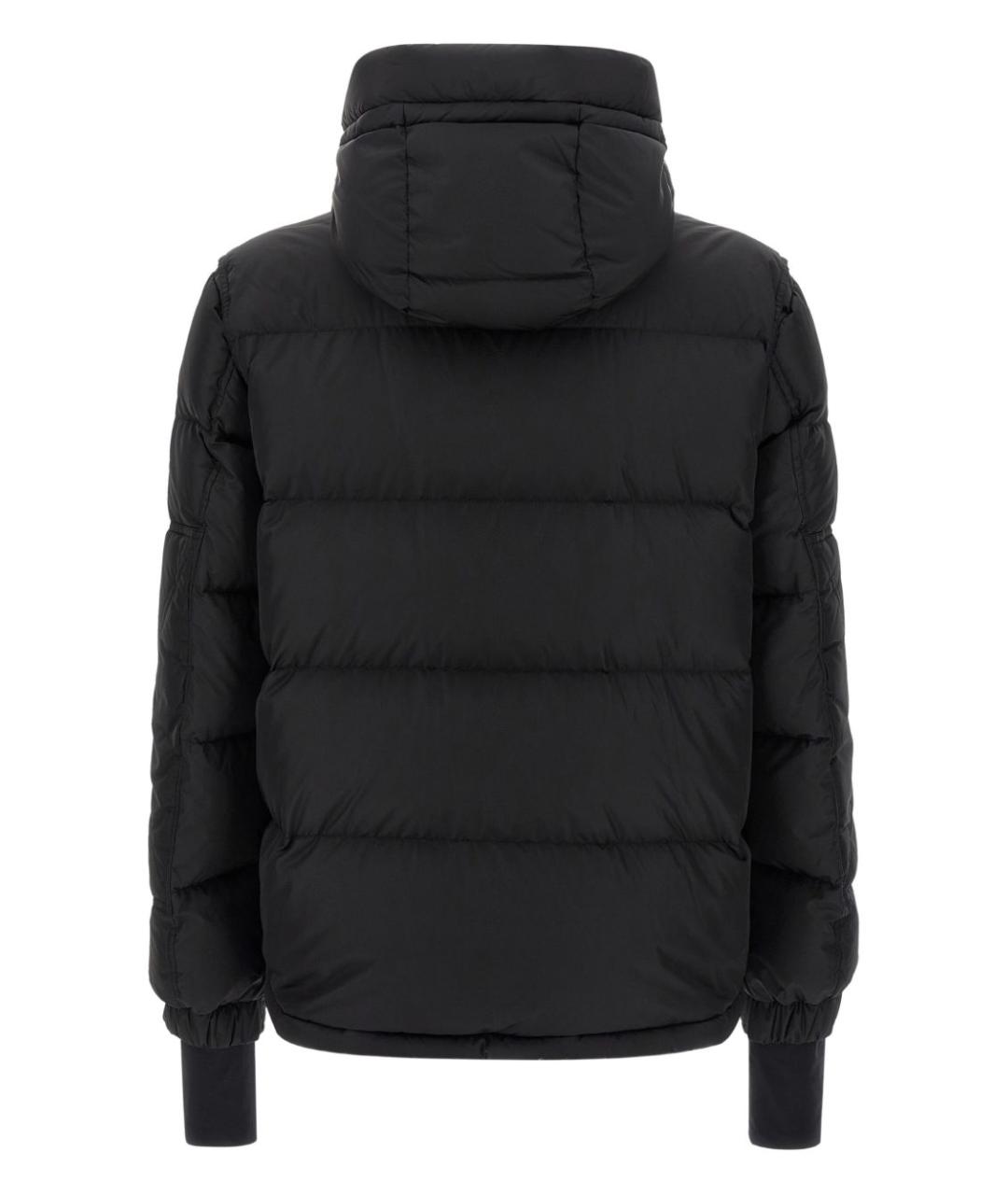 MONCLER GRENOBLE Черный полиамидовый пуховик, фото 3