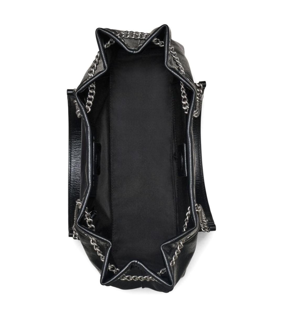 MARC JACOBS Черная кожаная сумка через плечо, фото 4